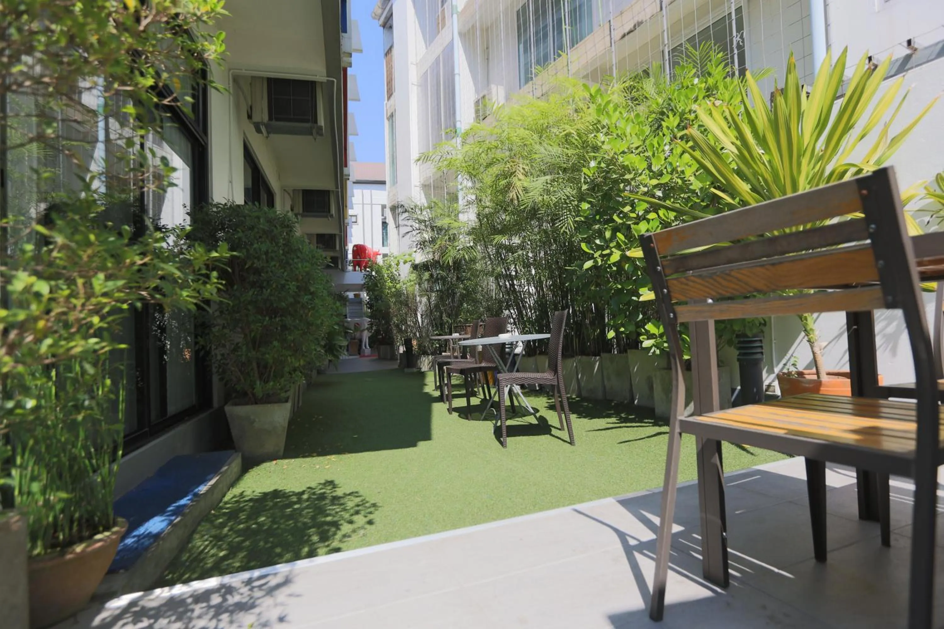 Patio in Hotel Montha