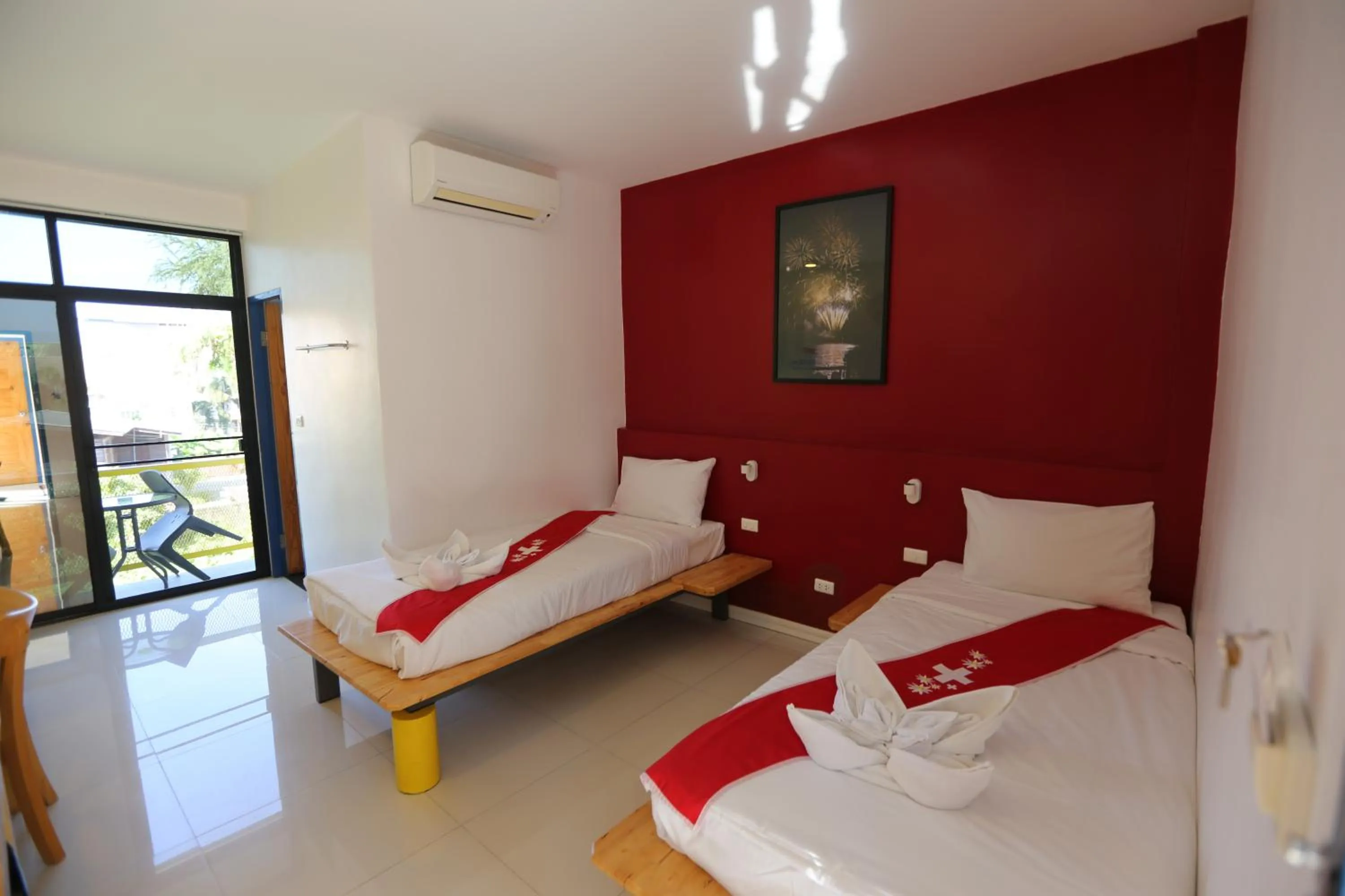 Bedroom, Bed in Hotel Montha