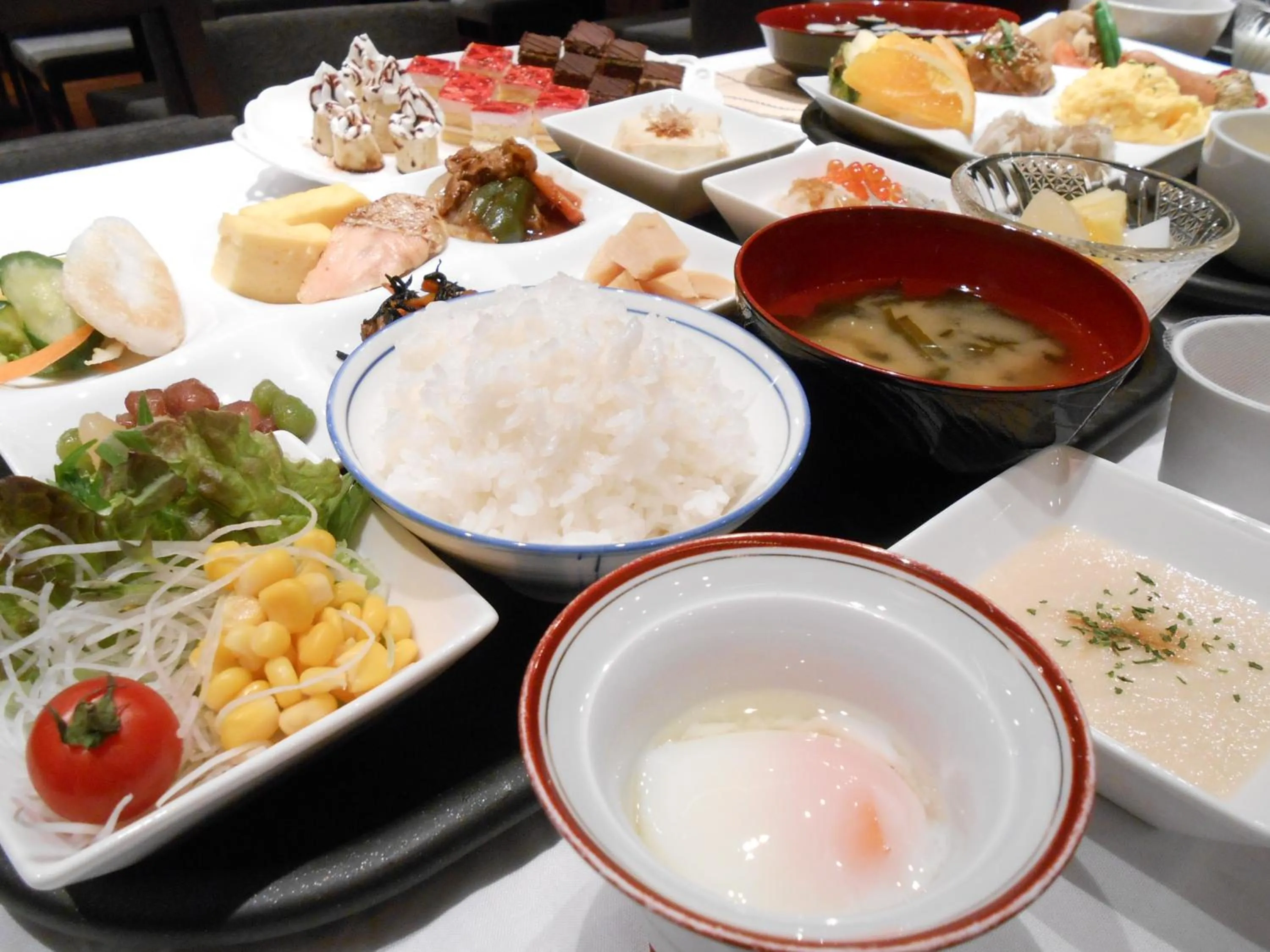 Buffet breakfast in Hotel Crown Hills Sendai Aobadori