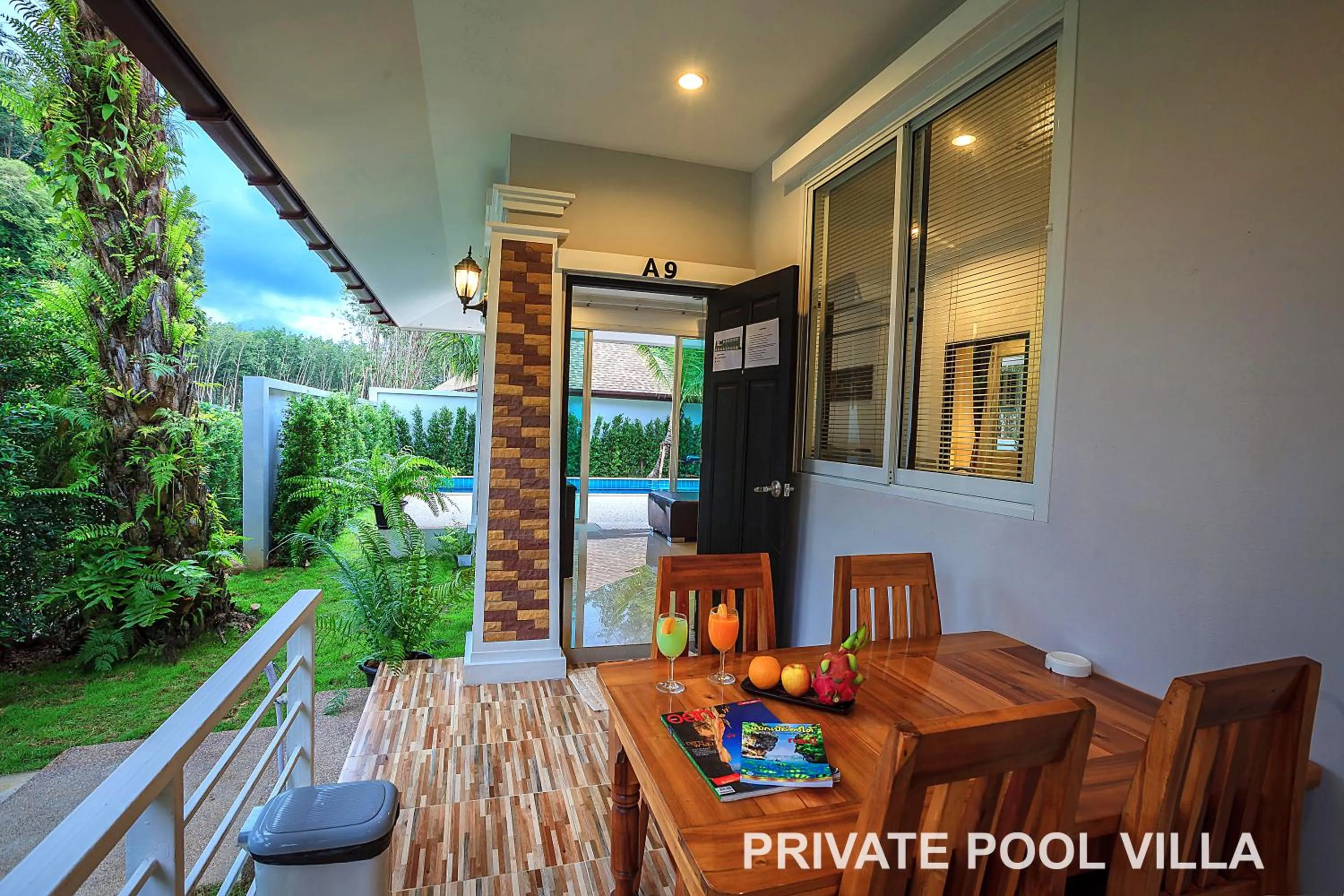 Balcony/Terrace in Lux Family Villas Krabi Ao Nang