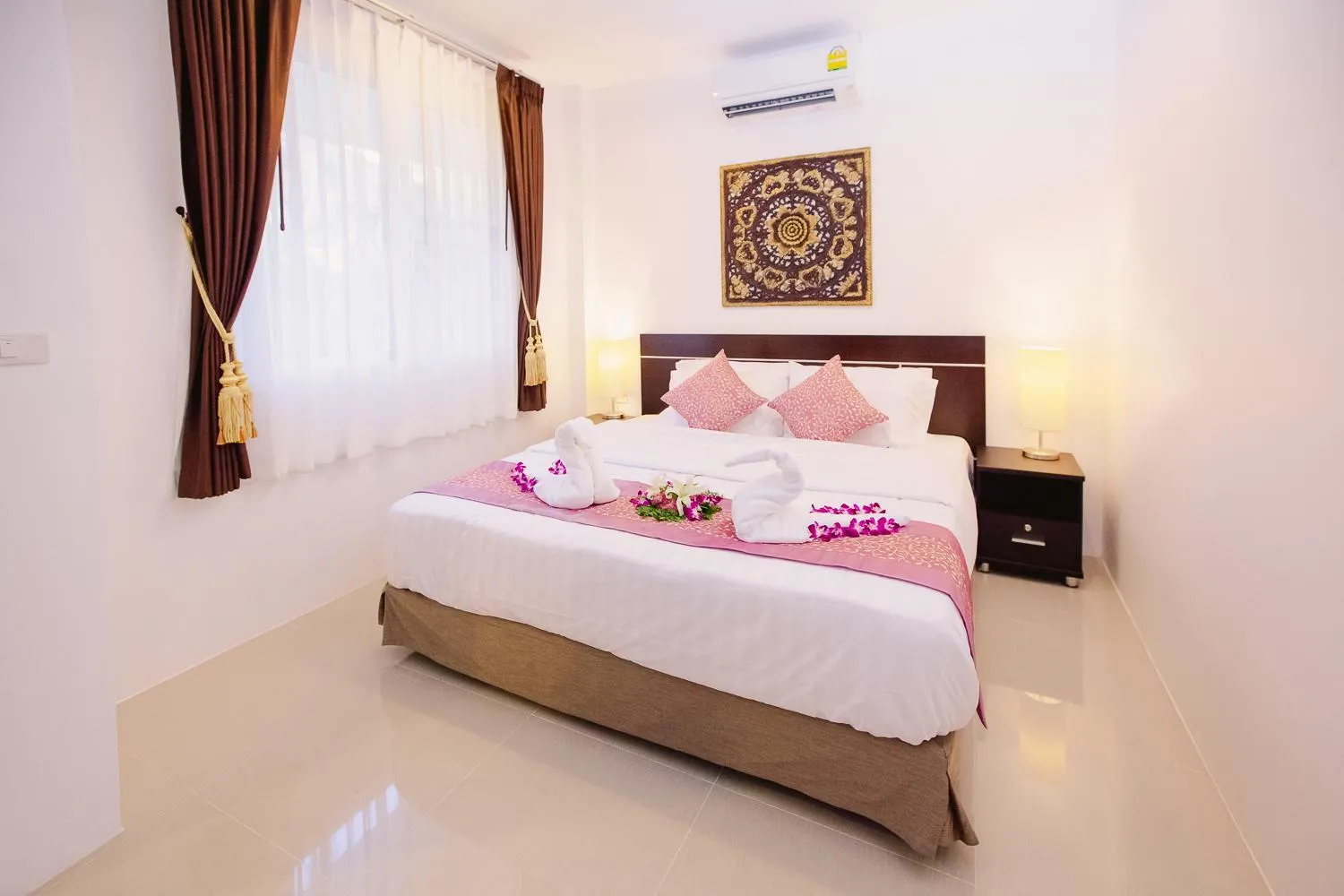 Bed in Lux Family Villas Krabi Ao Nang