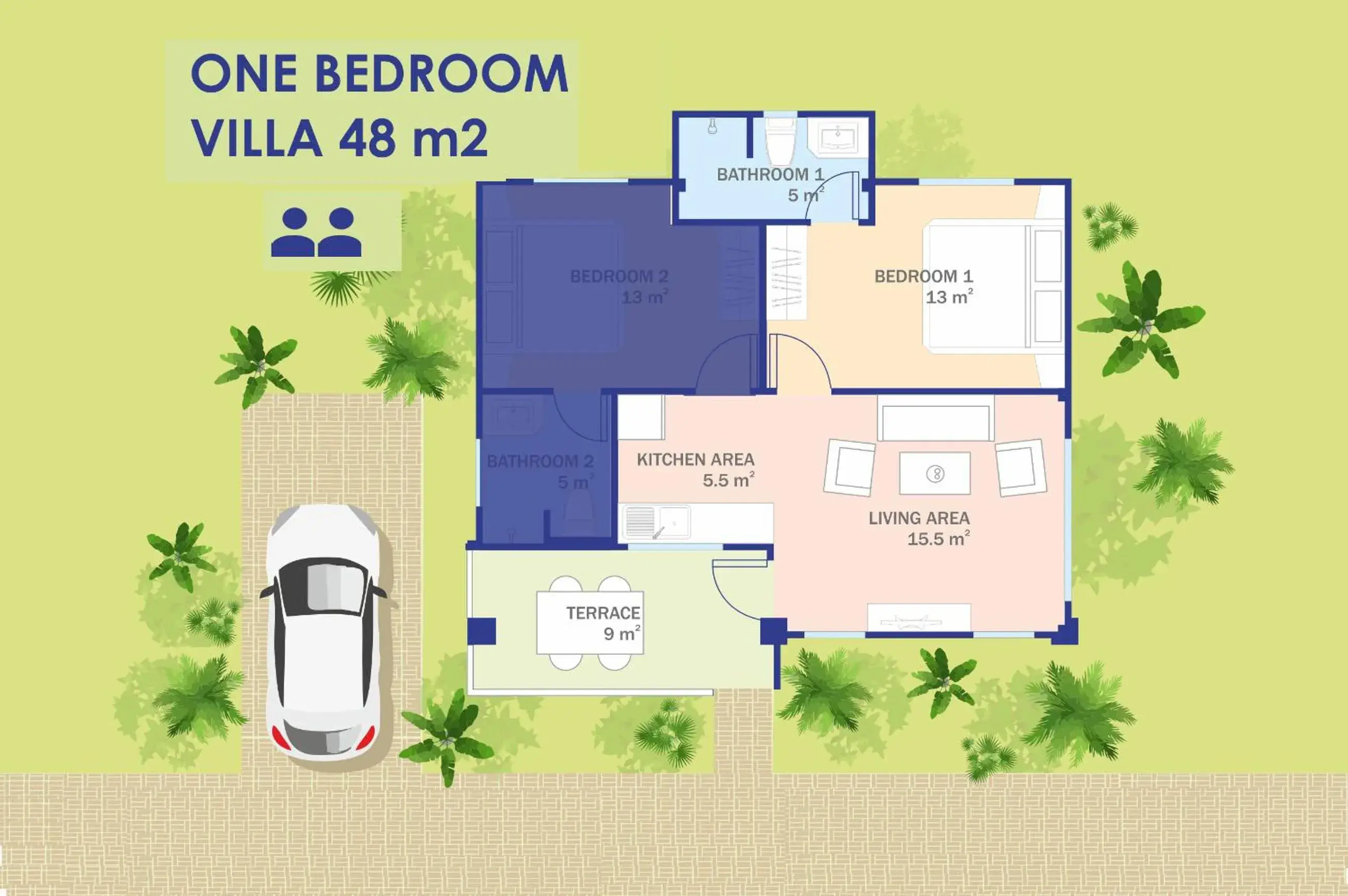 One-Bedroom Villa in Lux Family Villas Krabi Ao Nang One-Bedroom Villa in Lux Family Villas Krabi Ao Nang