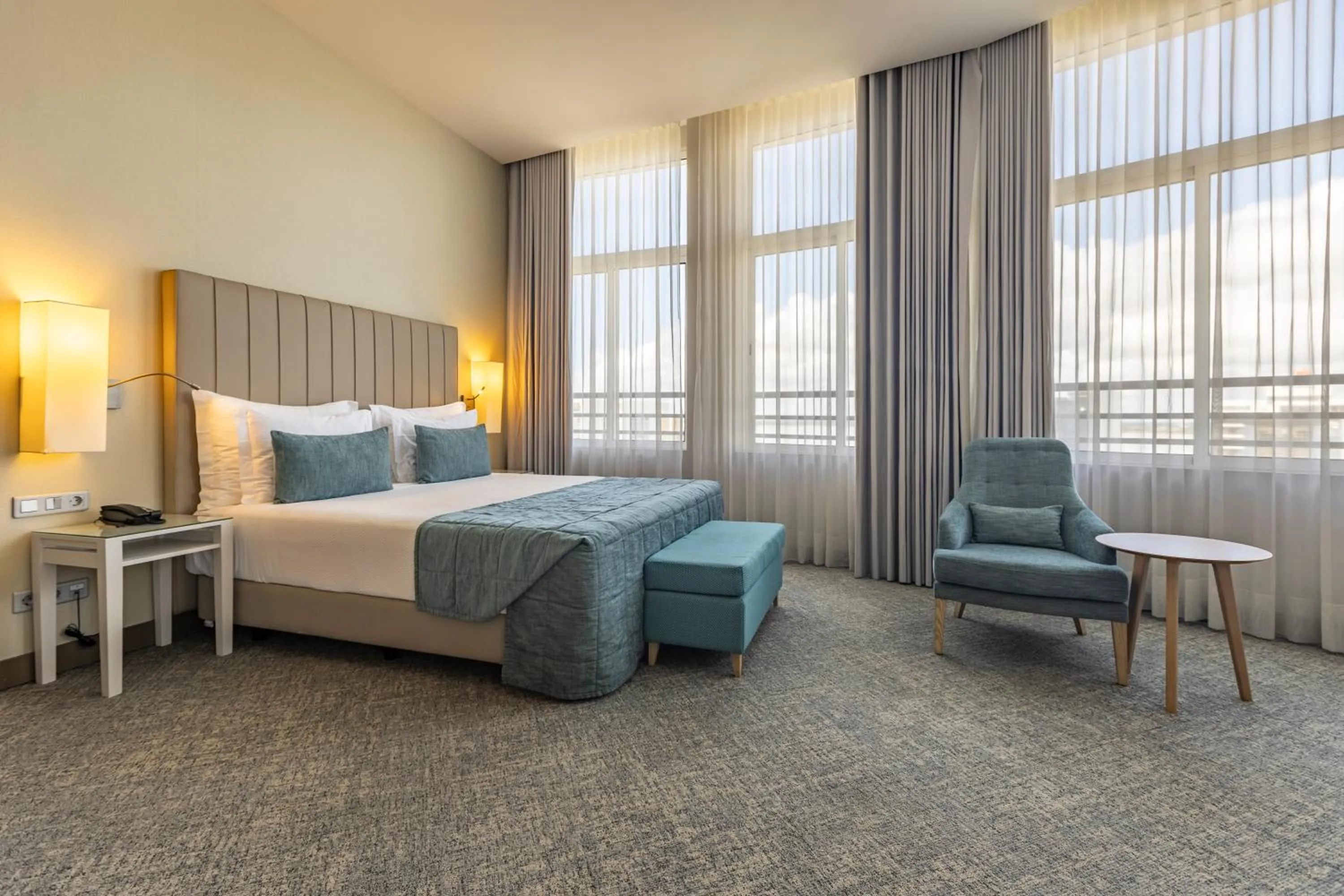 Bed in Montebelo Girassol Maputo Hotel