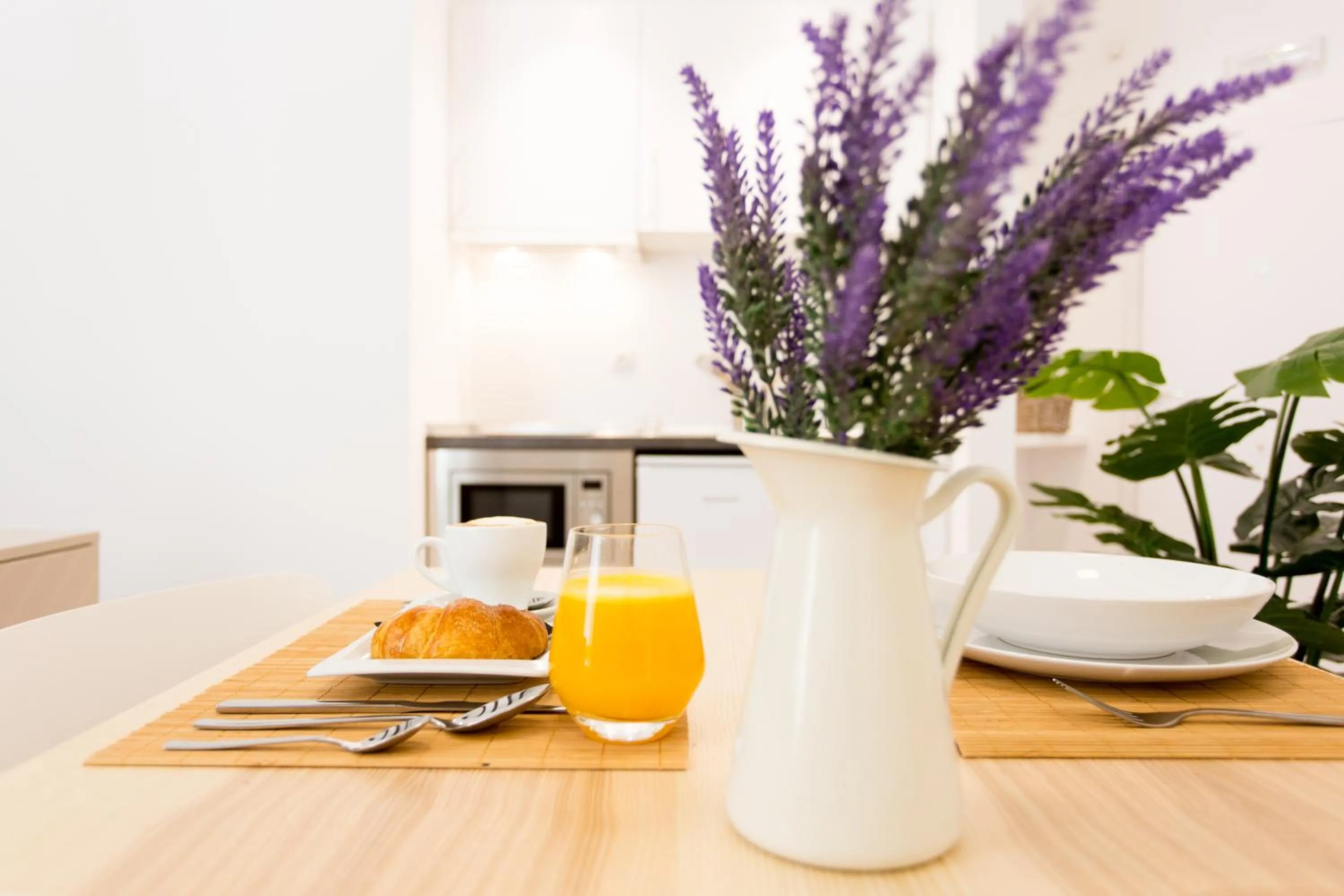 Kitchen or kitchenette in Apartamentos Wallace