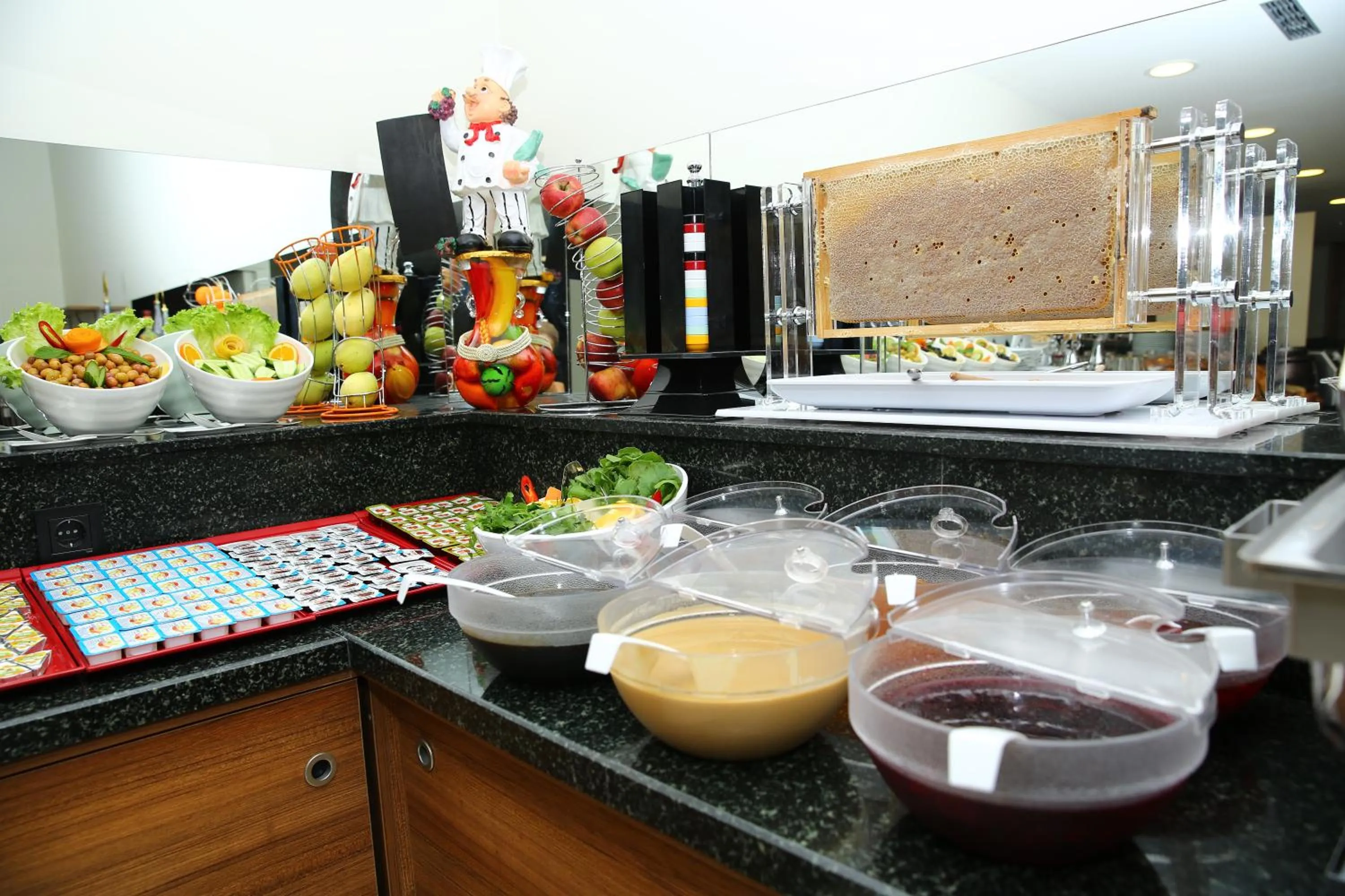 Buffet breakfast in Golden Lounge Hotel