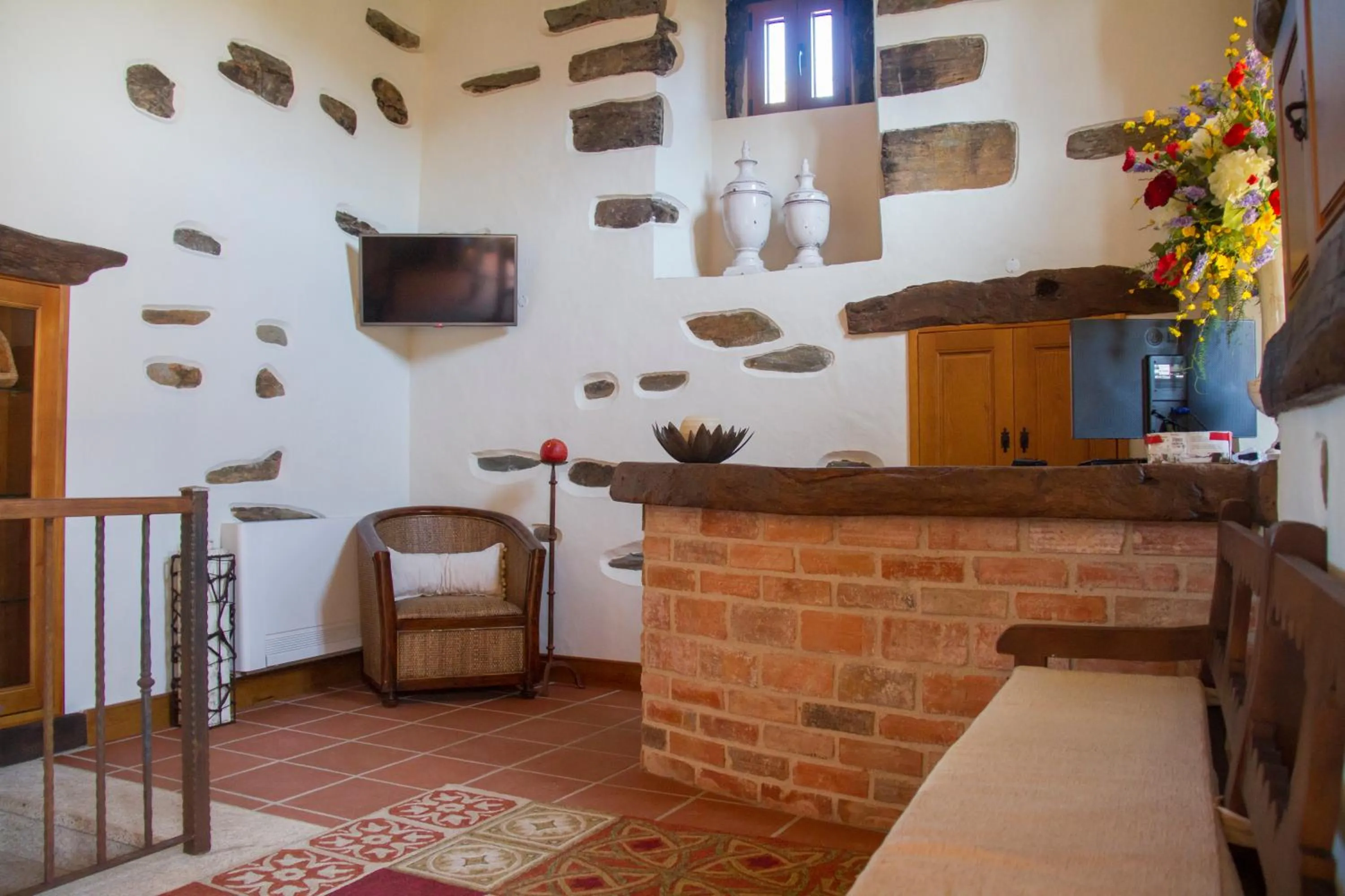 Lobby or reception in Refúgios do Pinhal