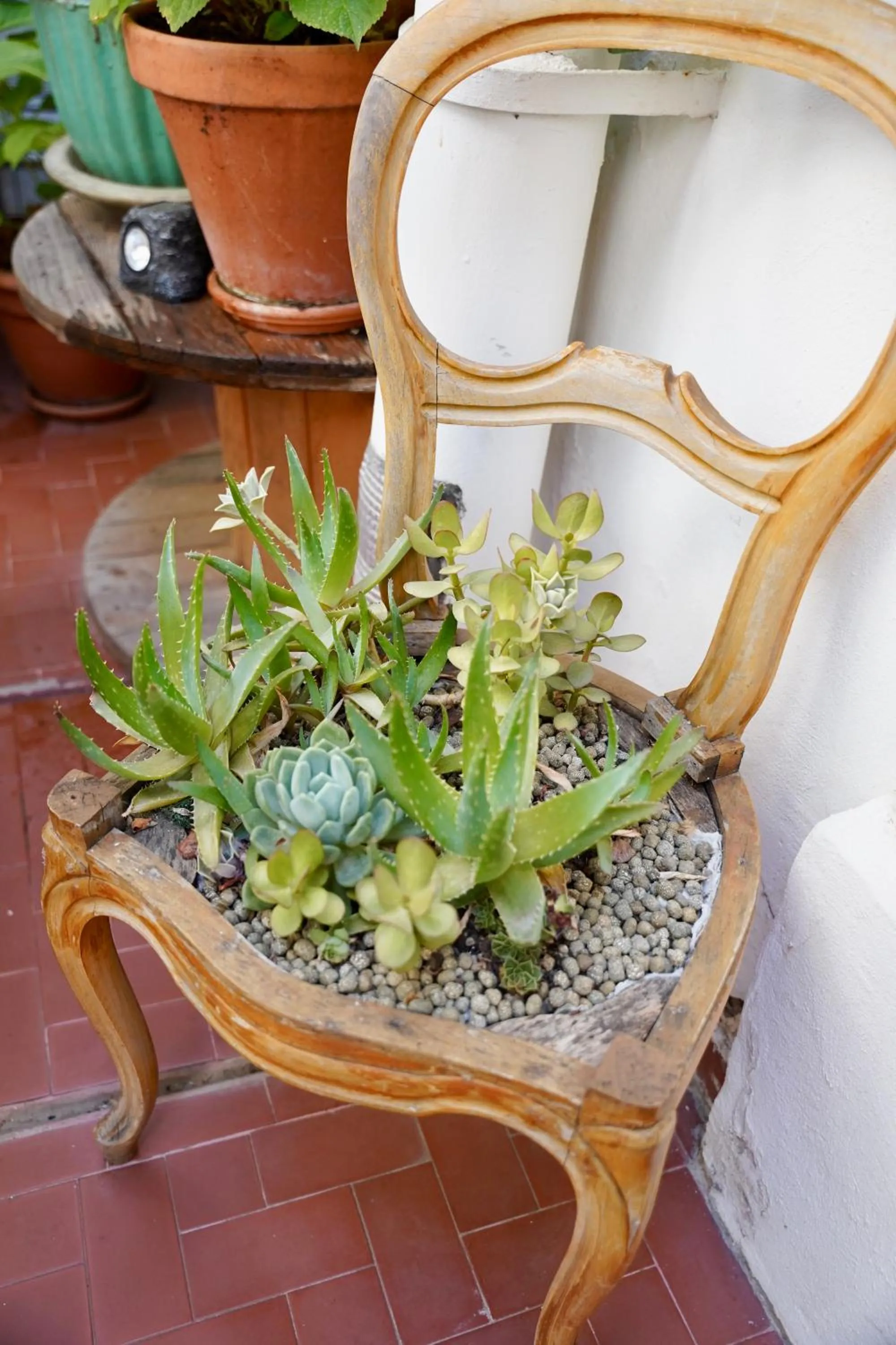 Patio in Hotel de France