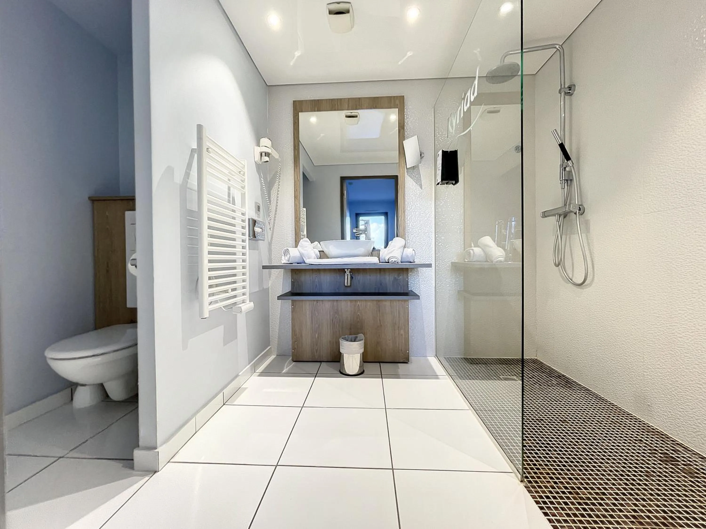 Shower in Kyriad Prestige Residence & Spa Cabourg-Dives-sur-Mer