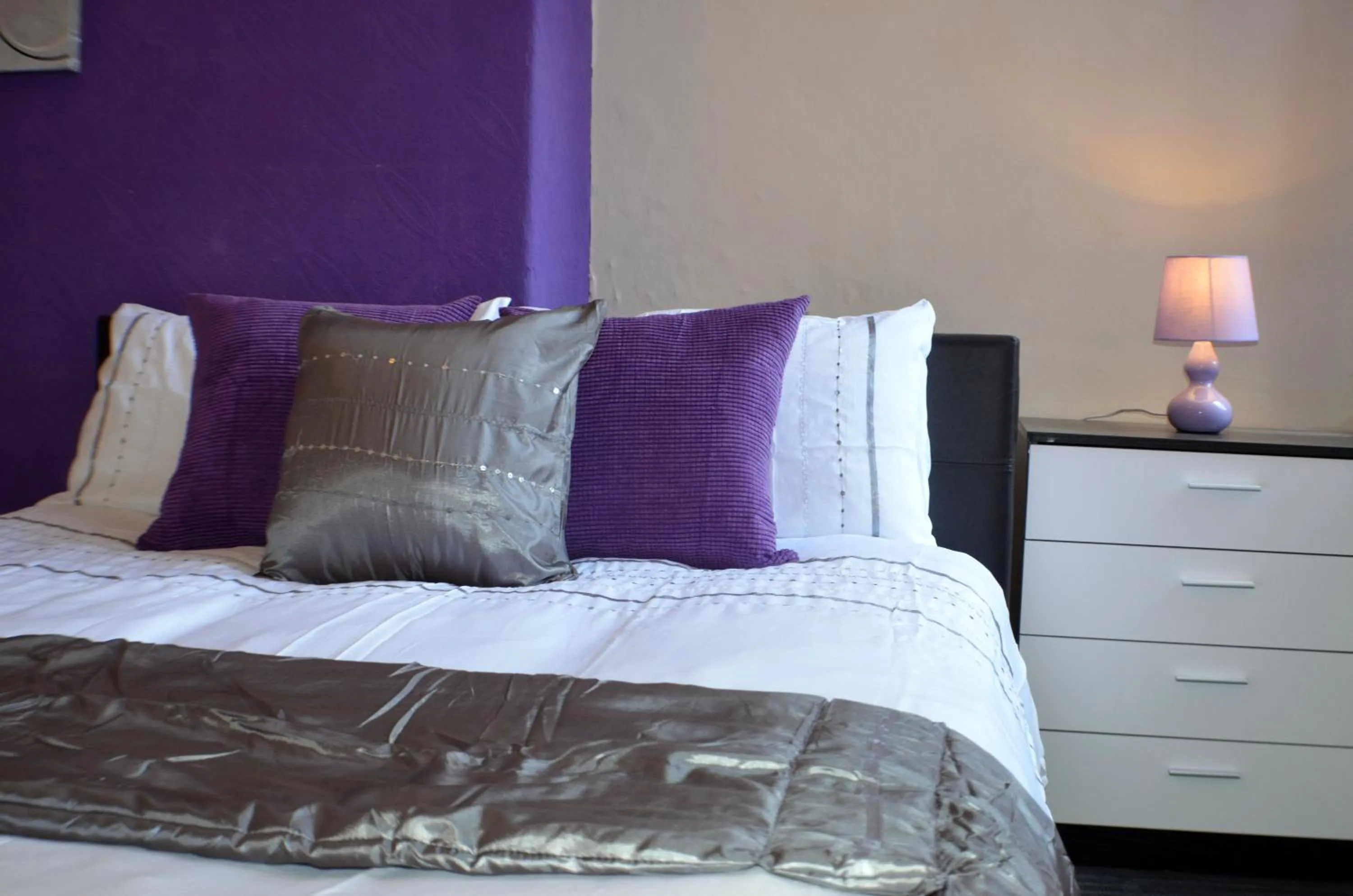 Bed in Birchfields Guest House