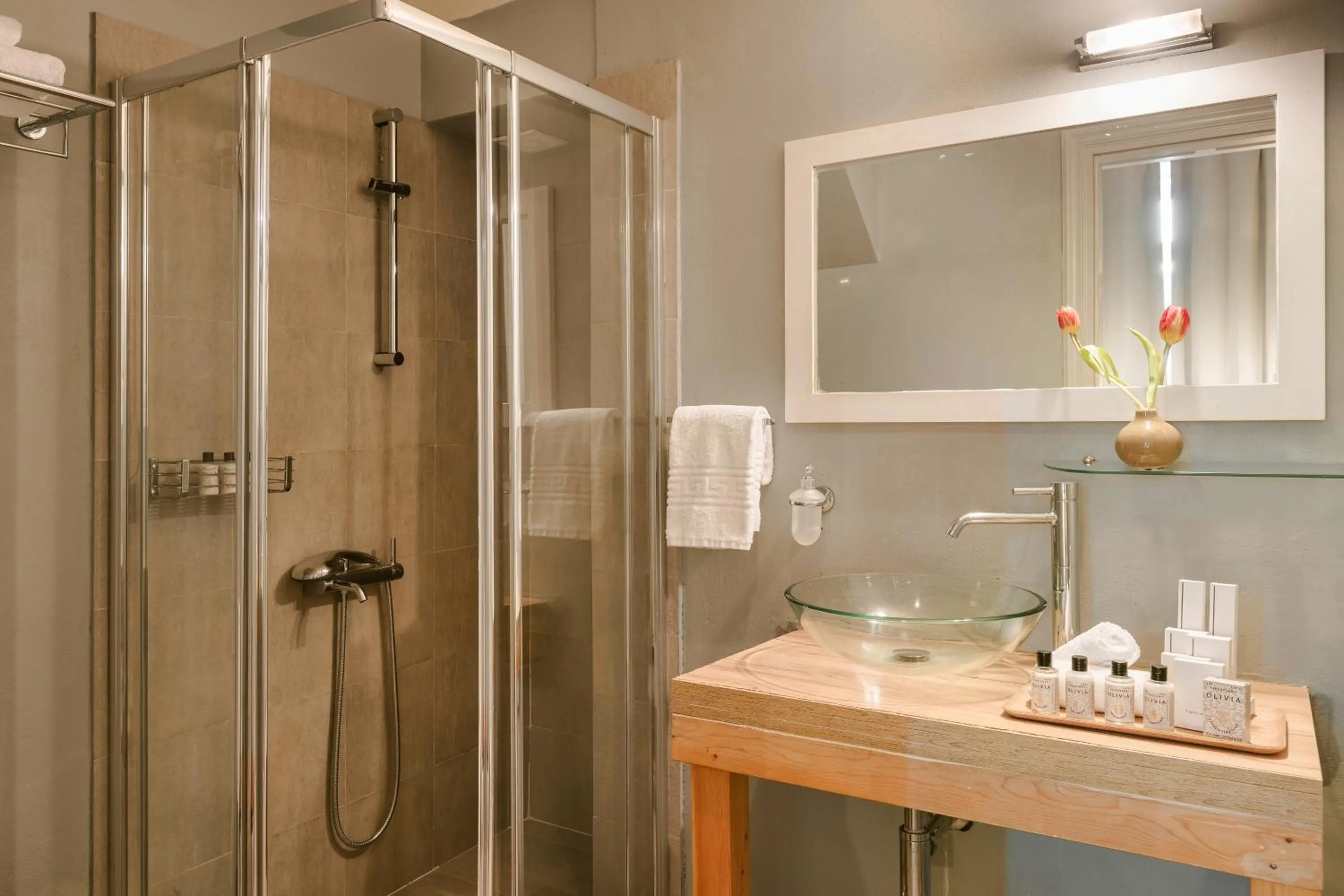 Bathroom in Hydra Hotel