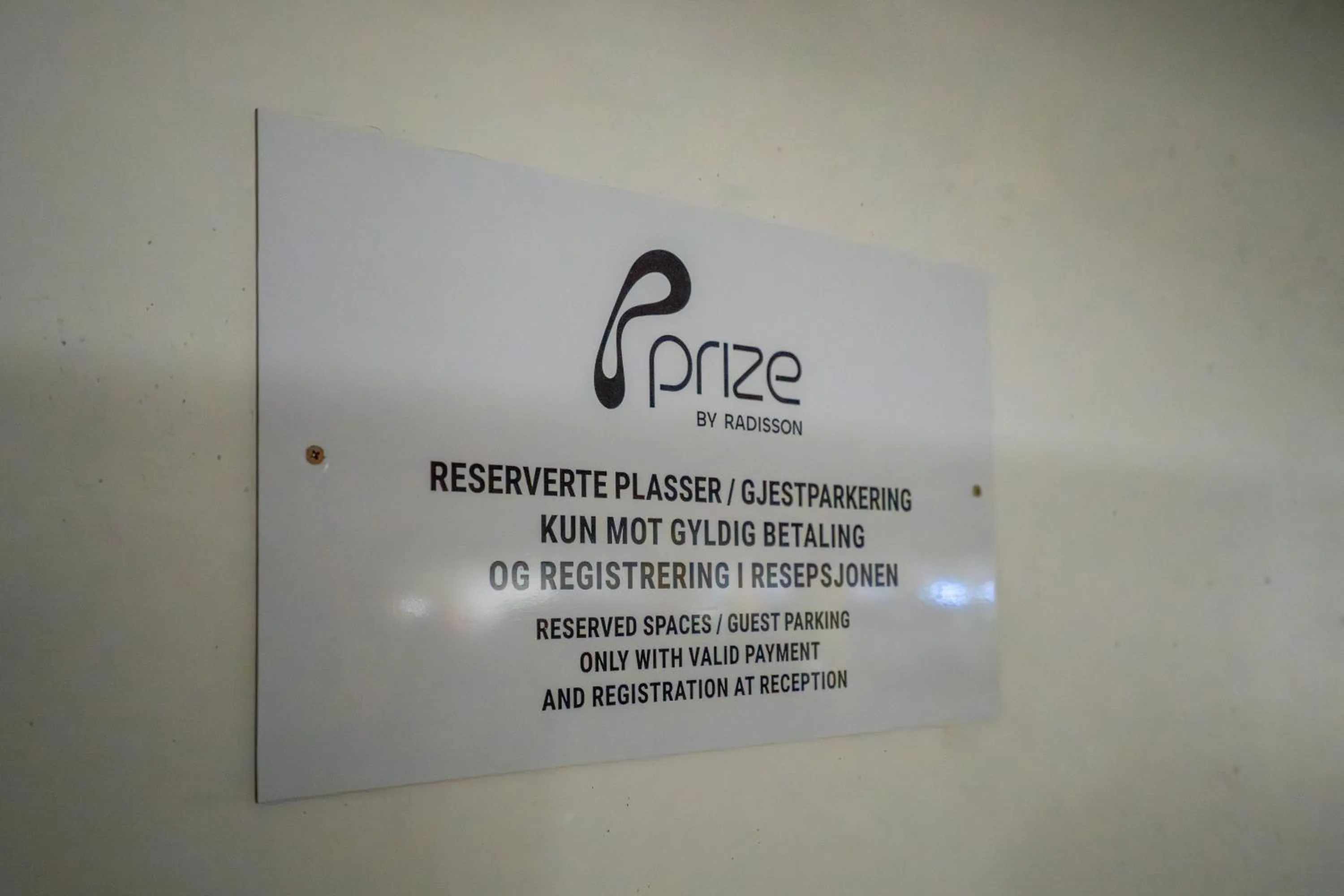 Parking in Prize by Radisson, Solheimsviken Bergen