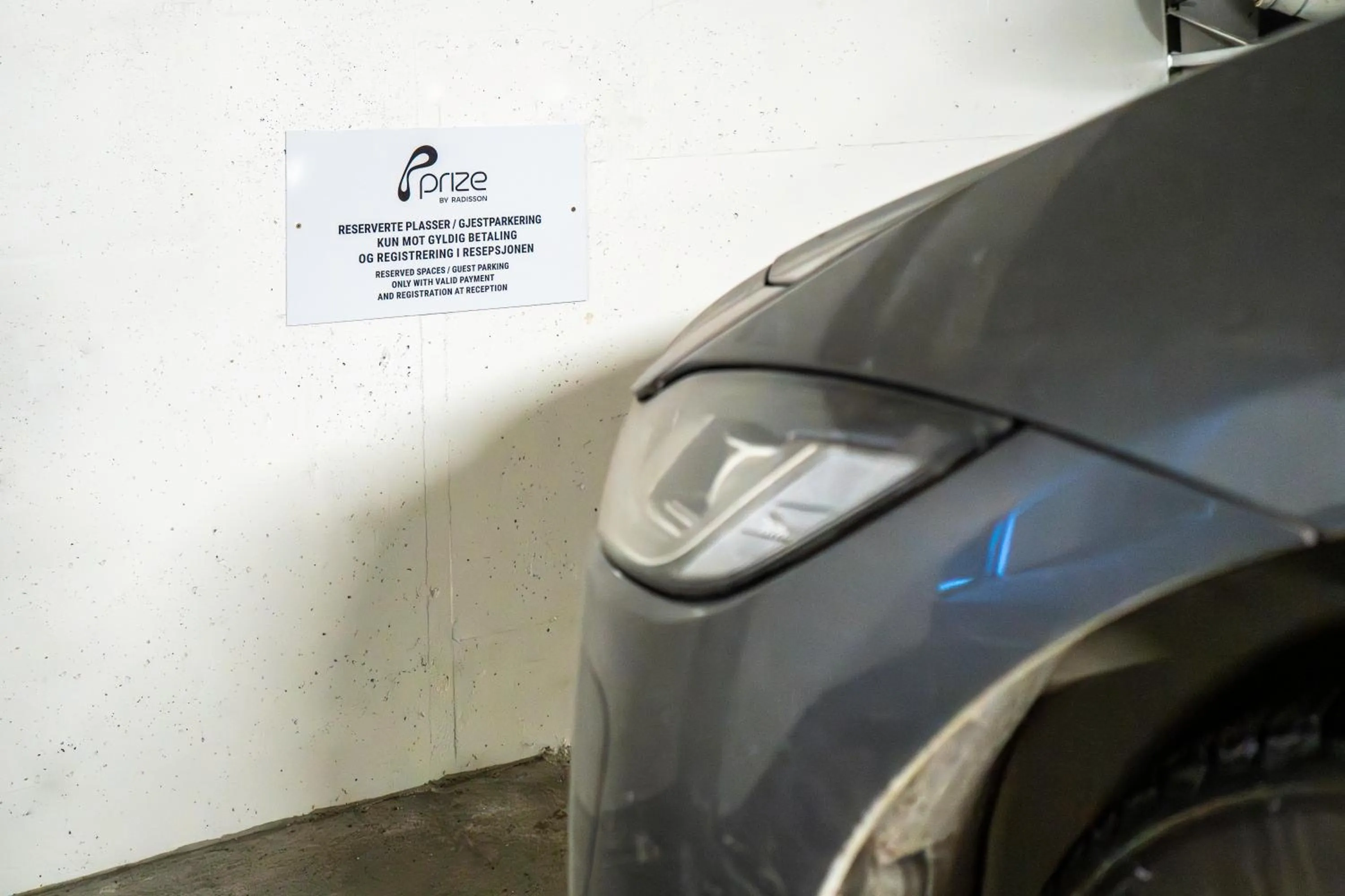 Parking in Prize by Radisson, Solheimsviken Bergen