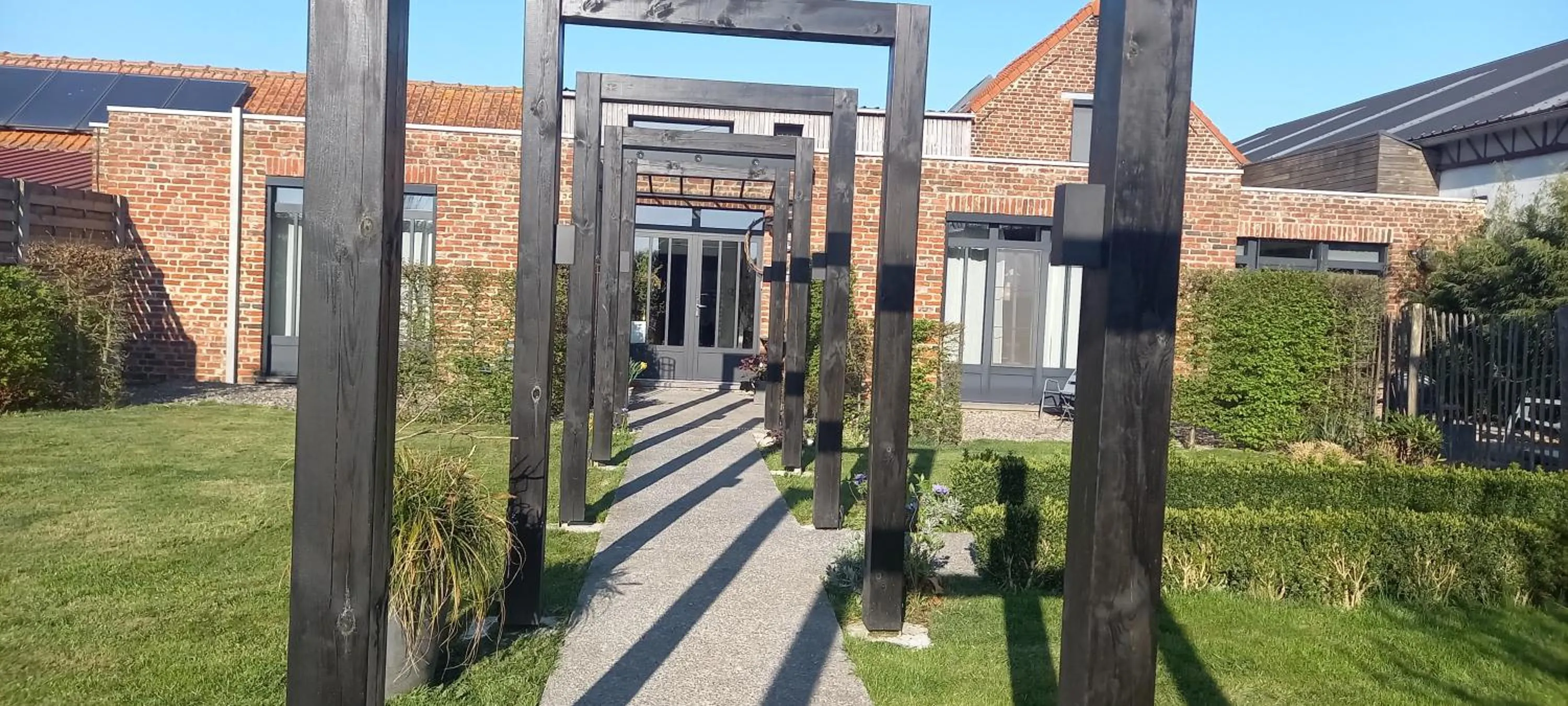 Garden in Chambres D´Hôtes Herbes Folles