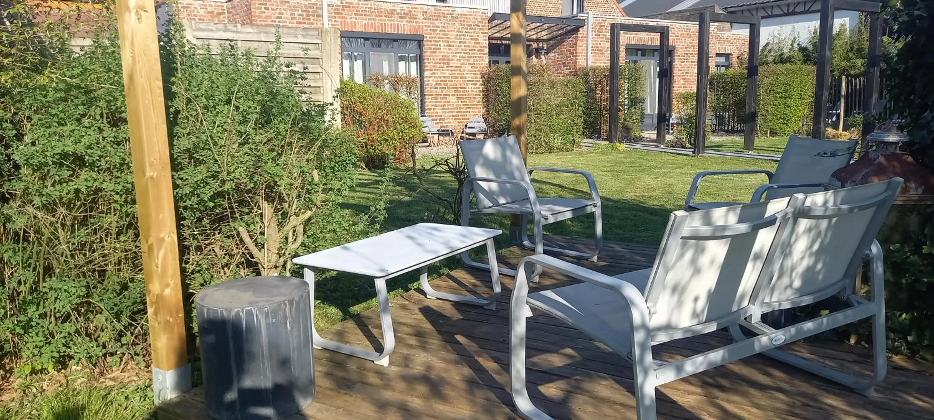 Garden in Chambres D´Hôtes Herbes Folles