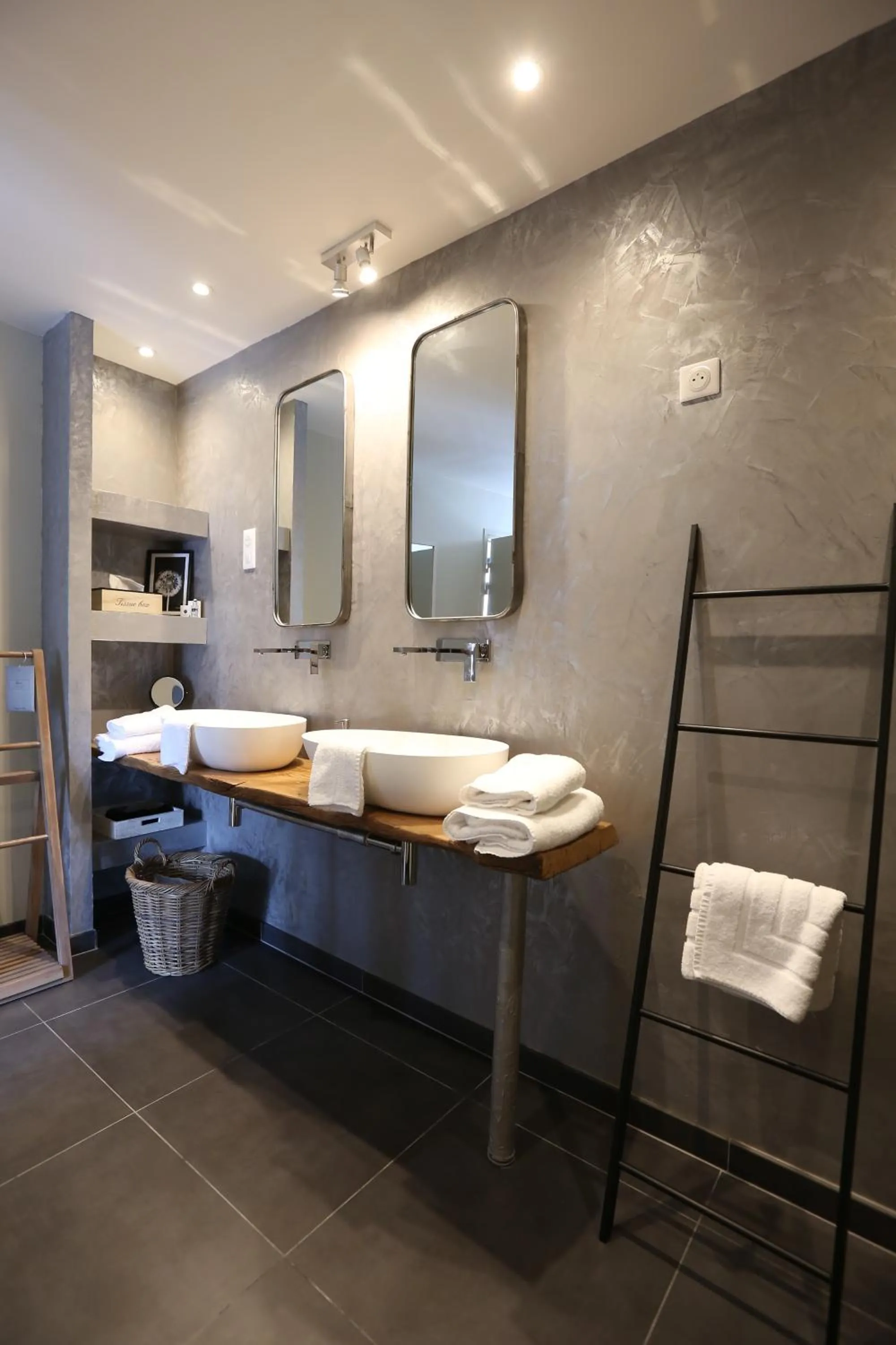 Bathroom in Chambres D´Hôtes Herbes Folles