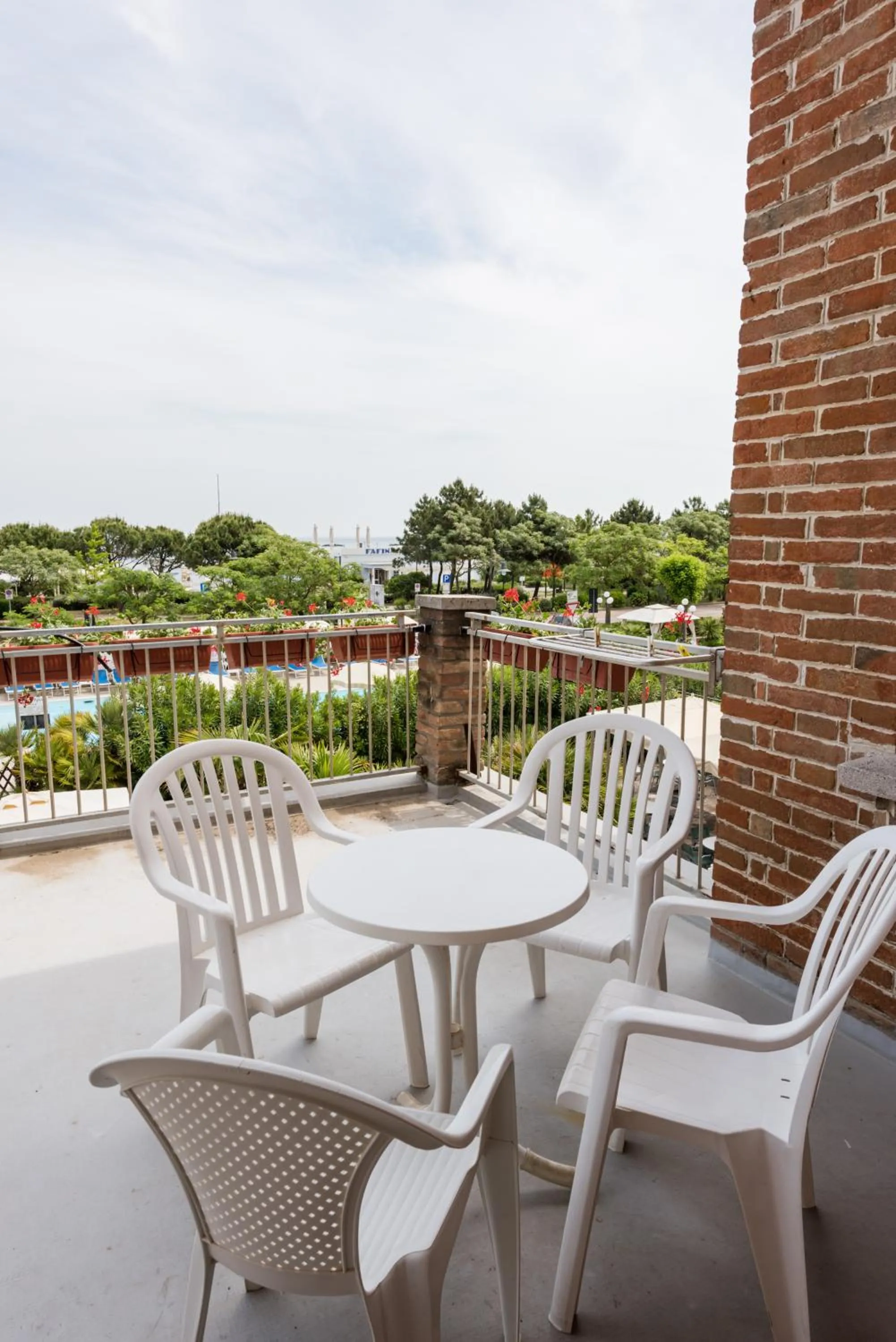 Garden view in Hotel Stefania