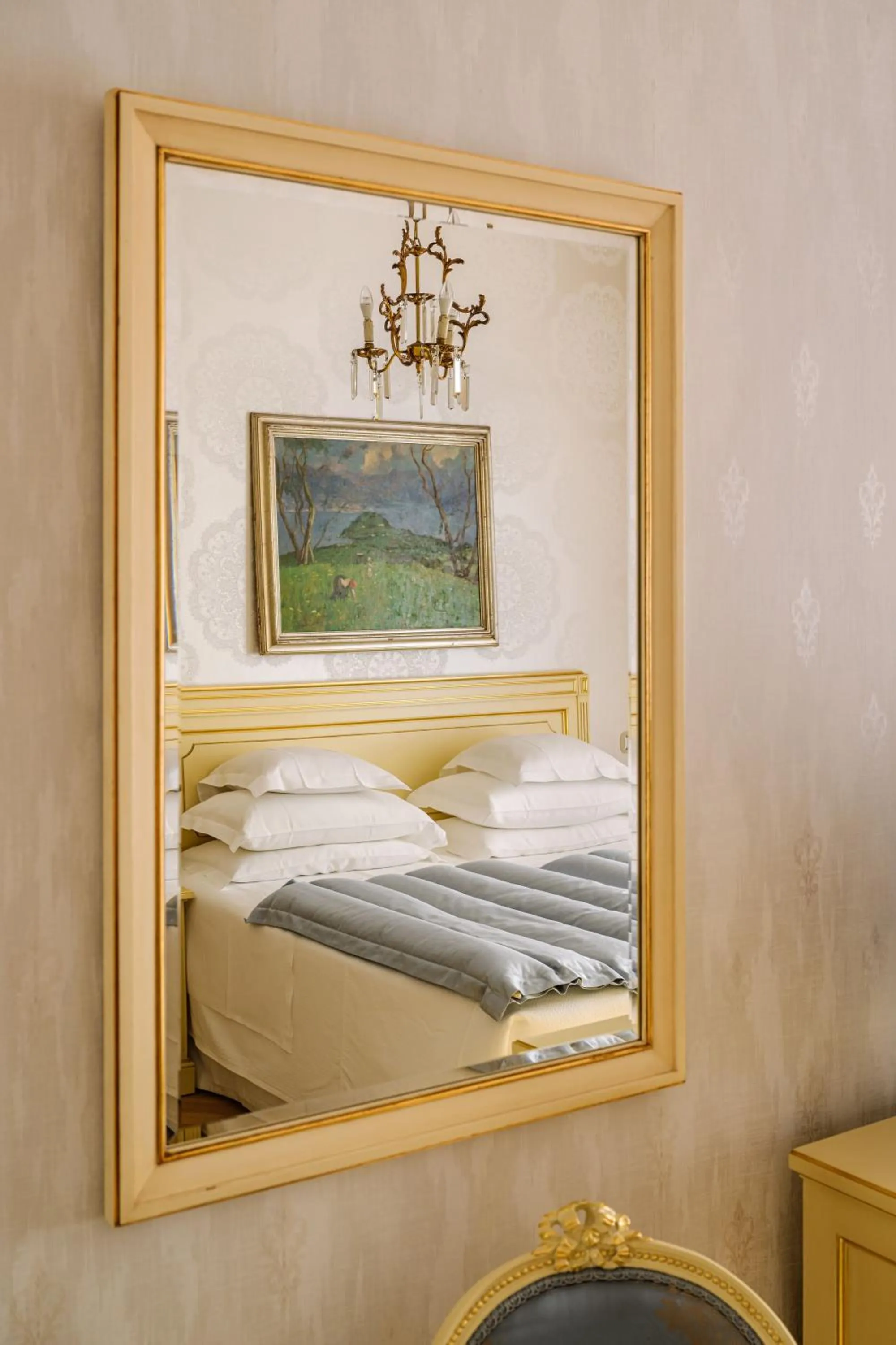 Decorative detail, Bed in Grand Hotel Villa Serbelloni - A Legendary Hotel