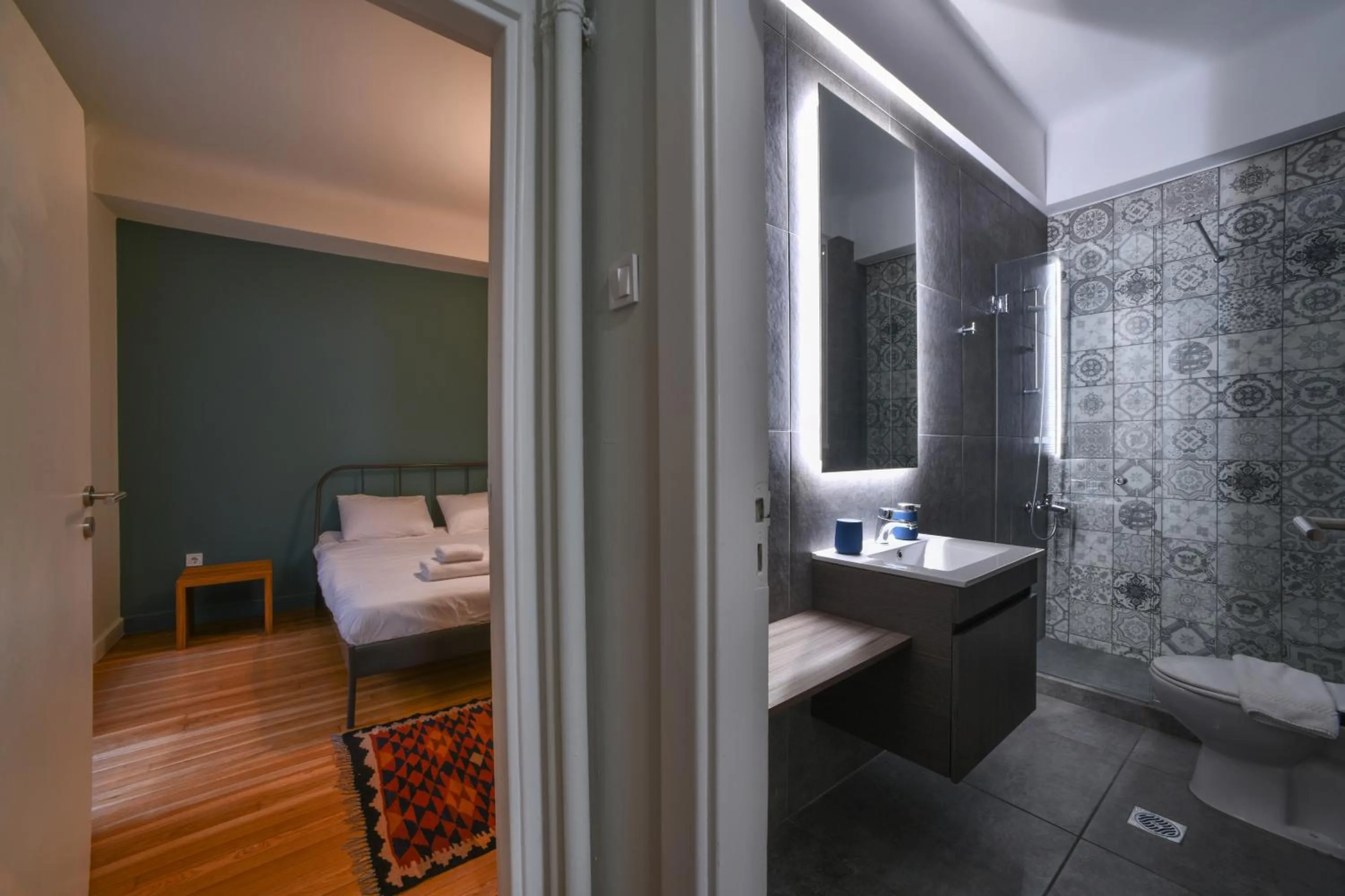 Shower in Kolonaki Boutique Apartments by Olala Homes