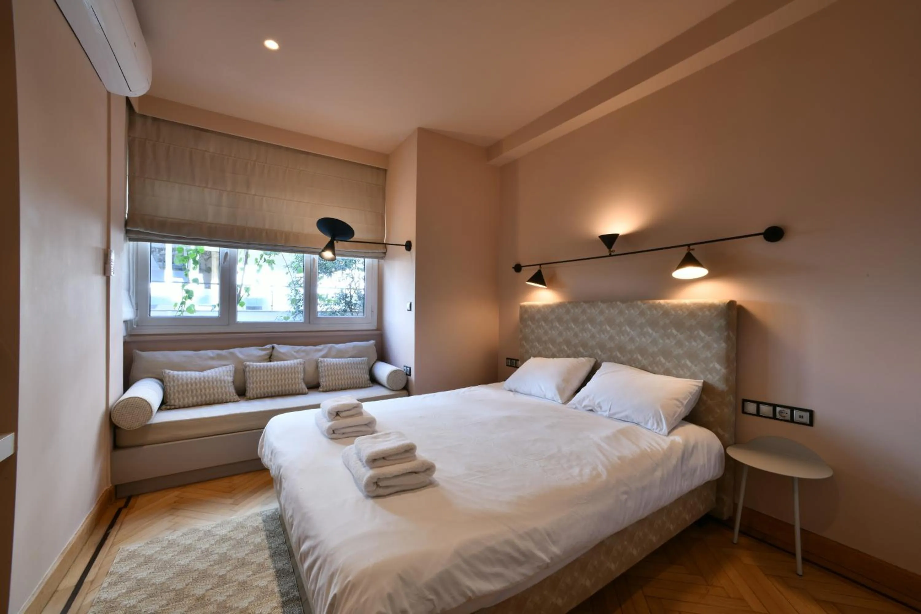 Bedroom, Bed in Kolonaki Boutique Apartments by Olala Homes