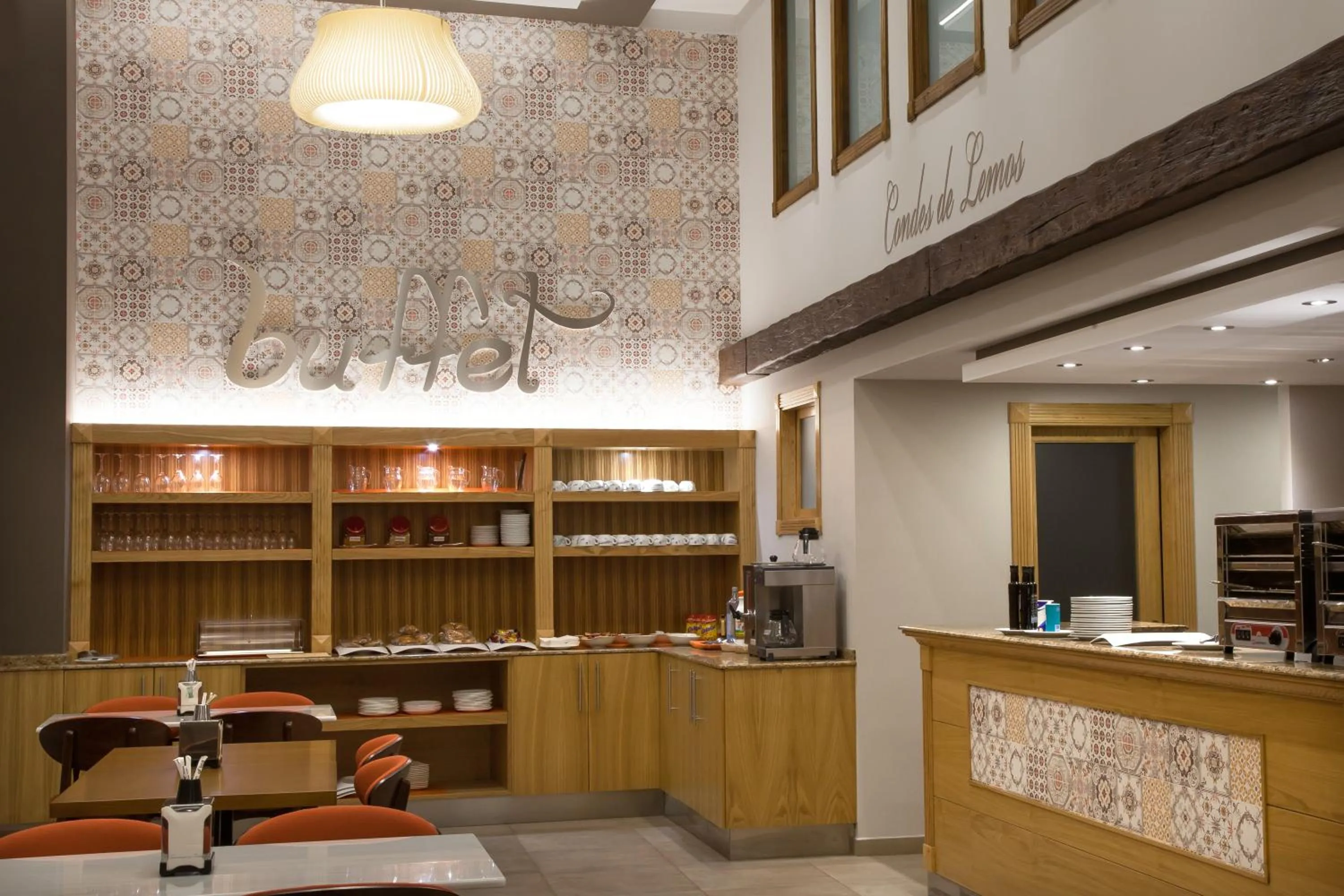 Buffet breakfast in Hotel Condes De Lemos España