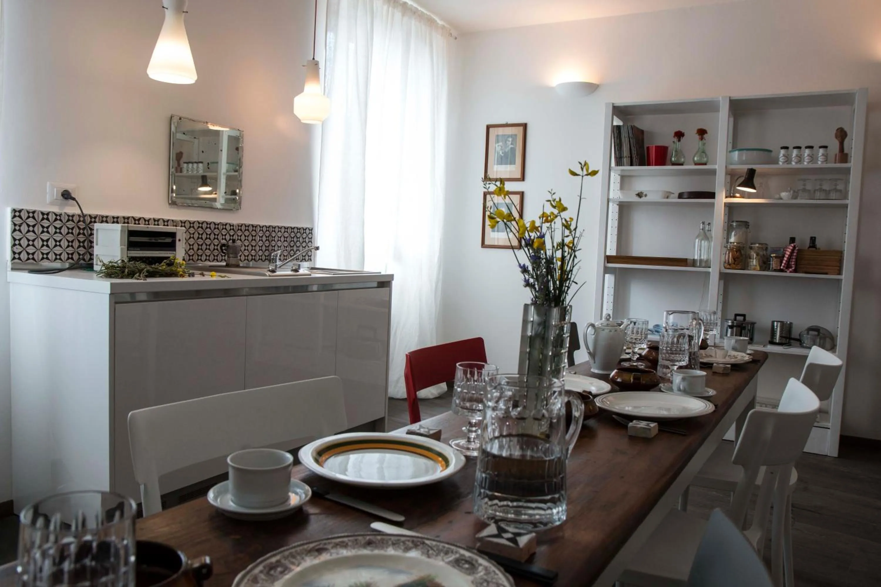 Kitchen or kitchenette in Residenza La Corte Assisi