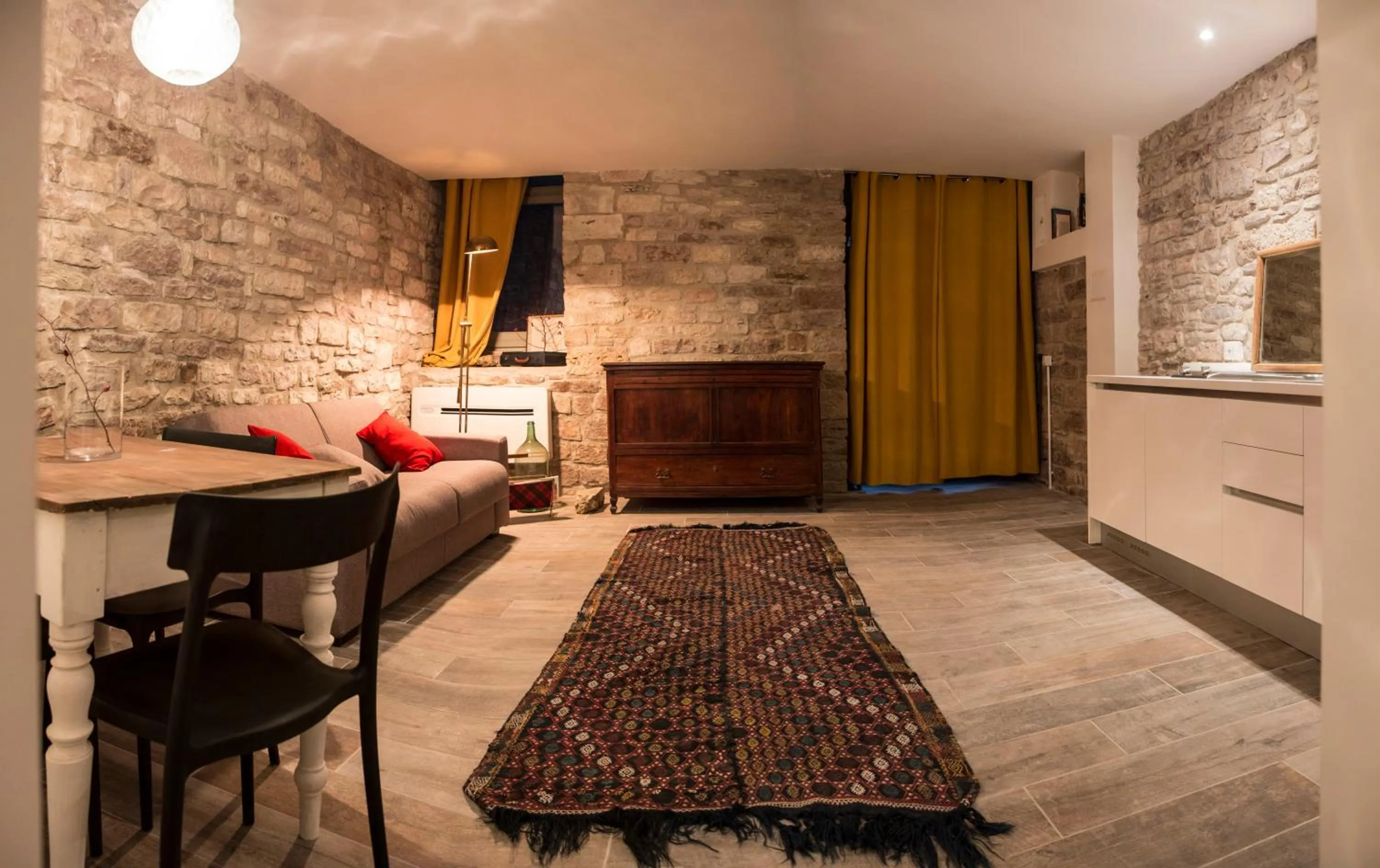 Kitchen or kitchenette in Residenza La Corte Assisi