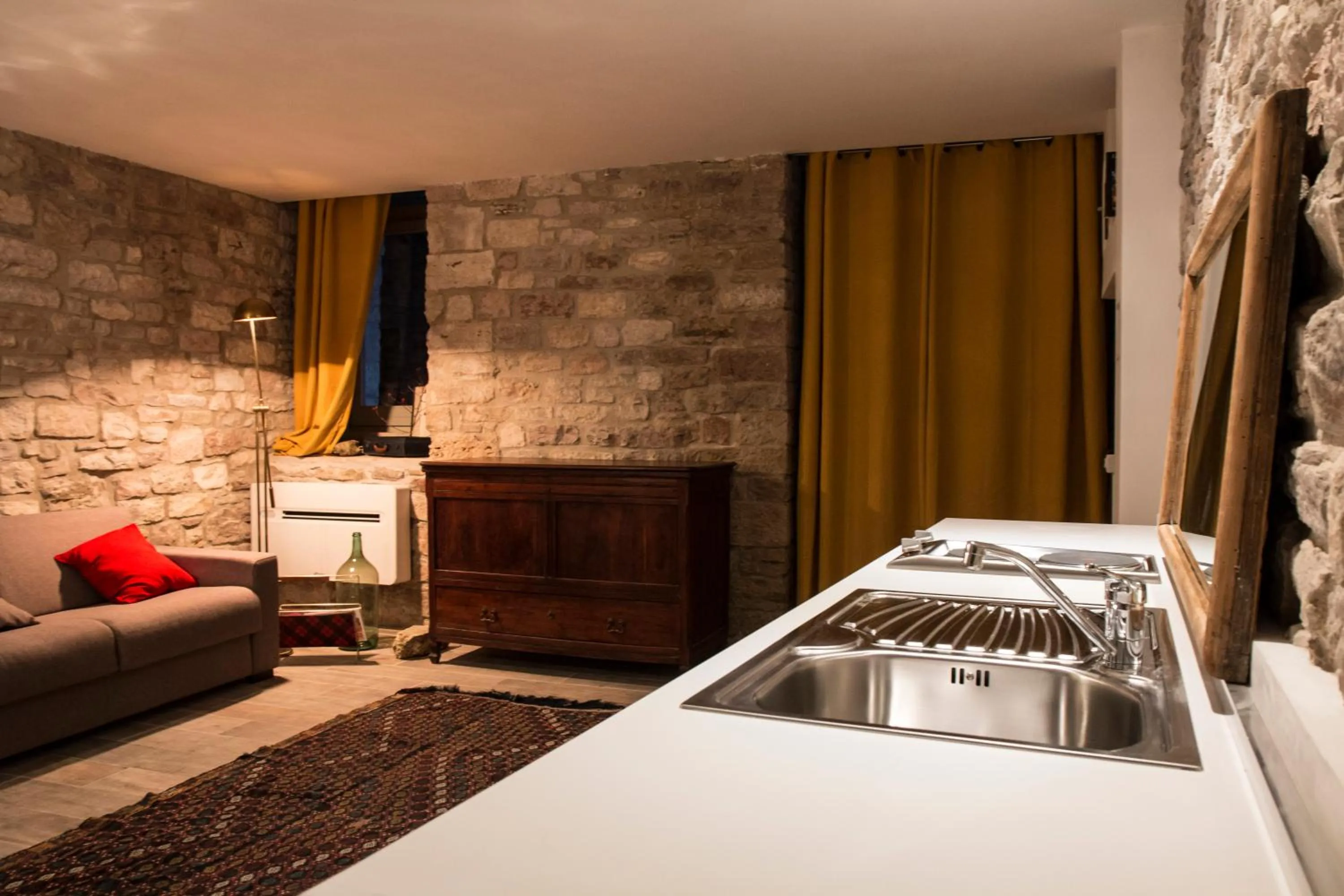 Kitchen or kitchenette in Residenza La Corte Assisi