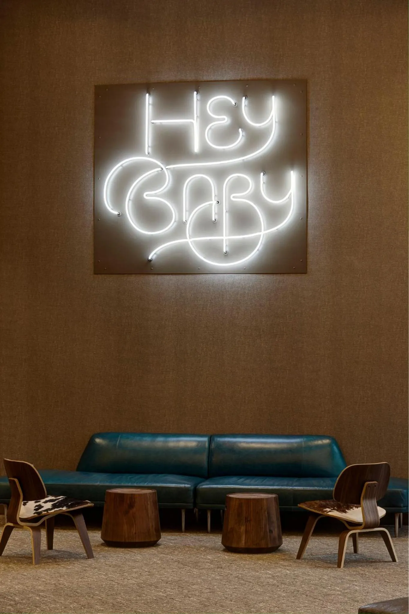 Decorative detail in Archer Hotel Austin