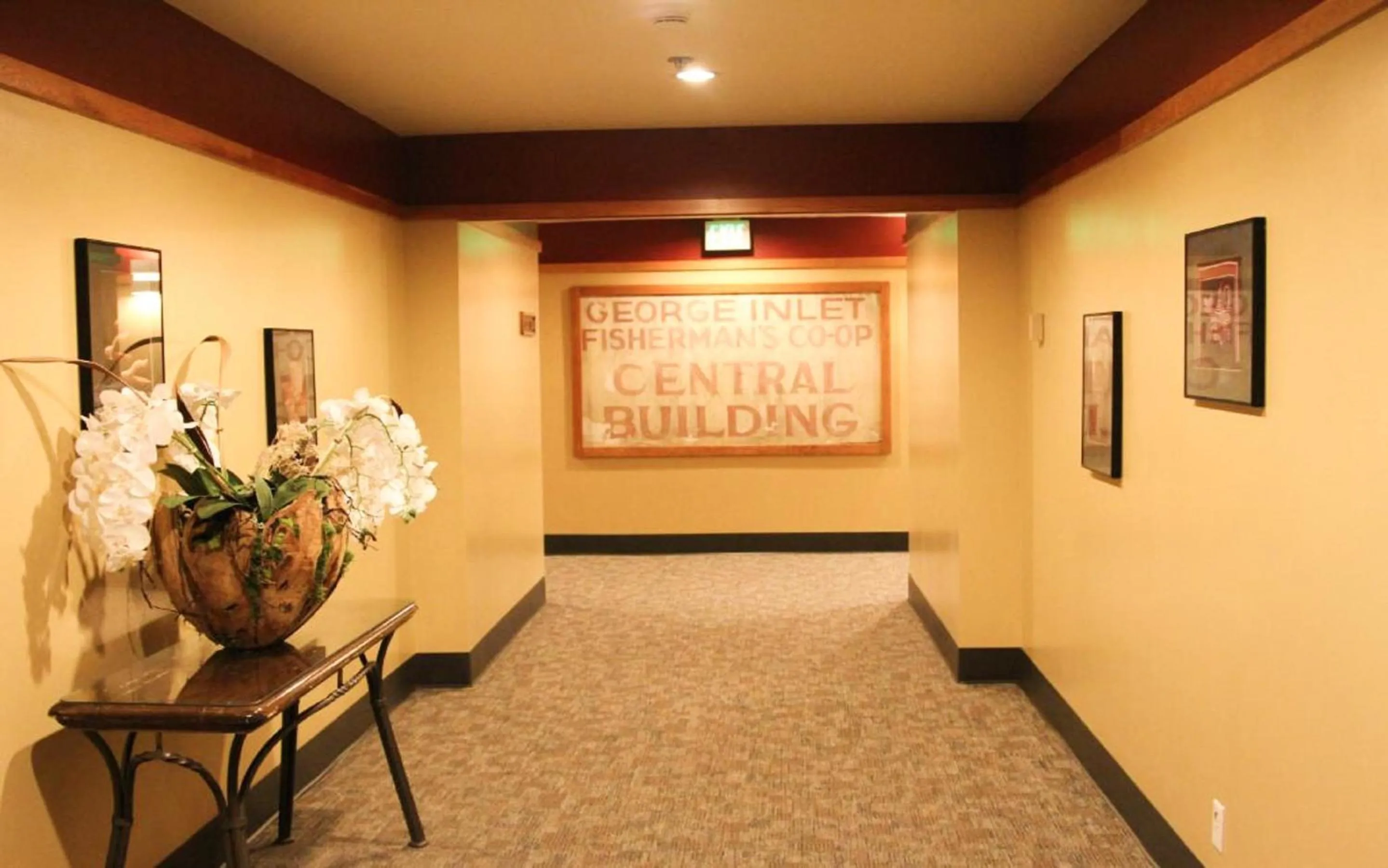 Logo/Certificate/Sign in Cape Fox Lodge