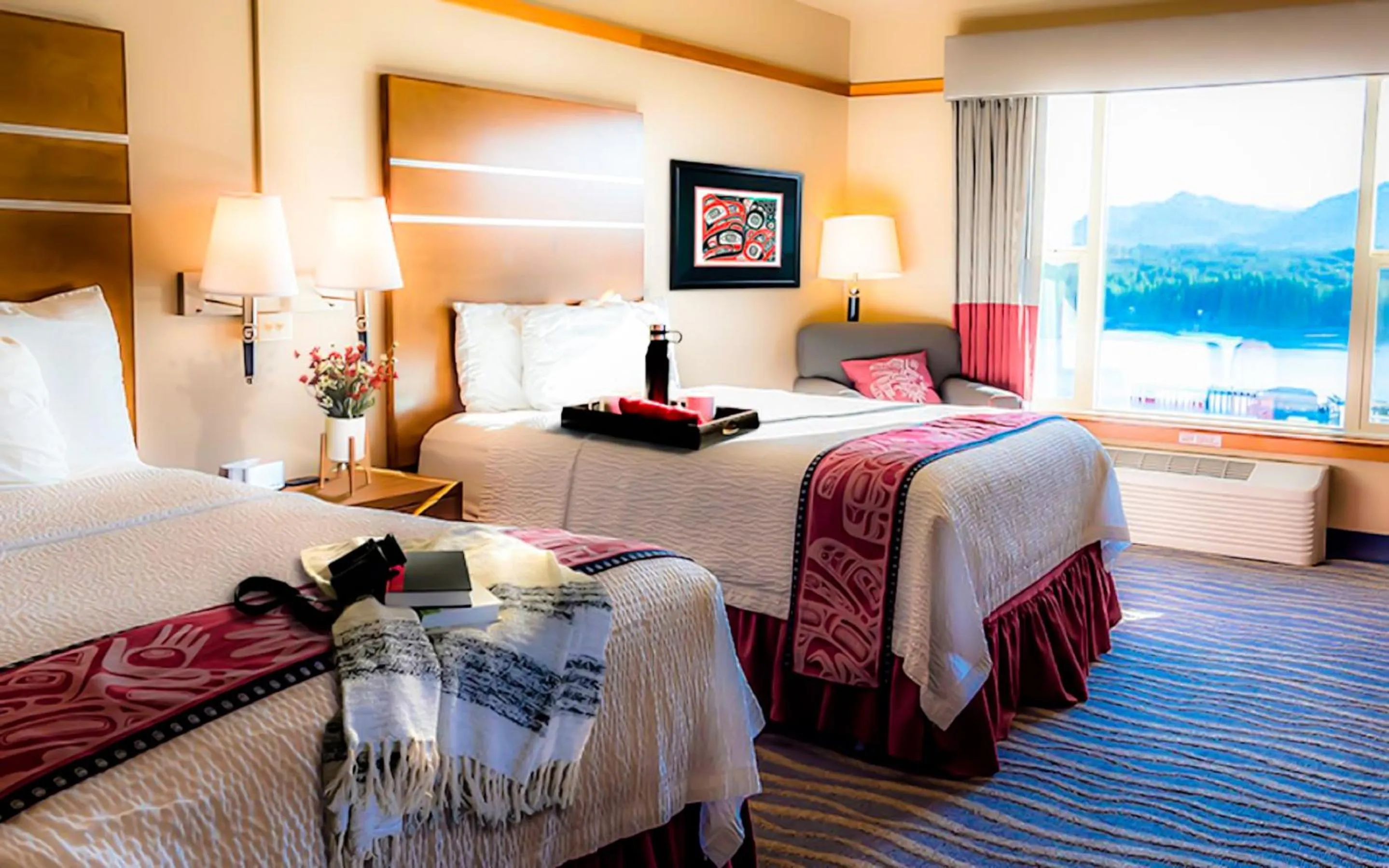 Bedroom in Cape Fox Lodge