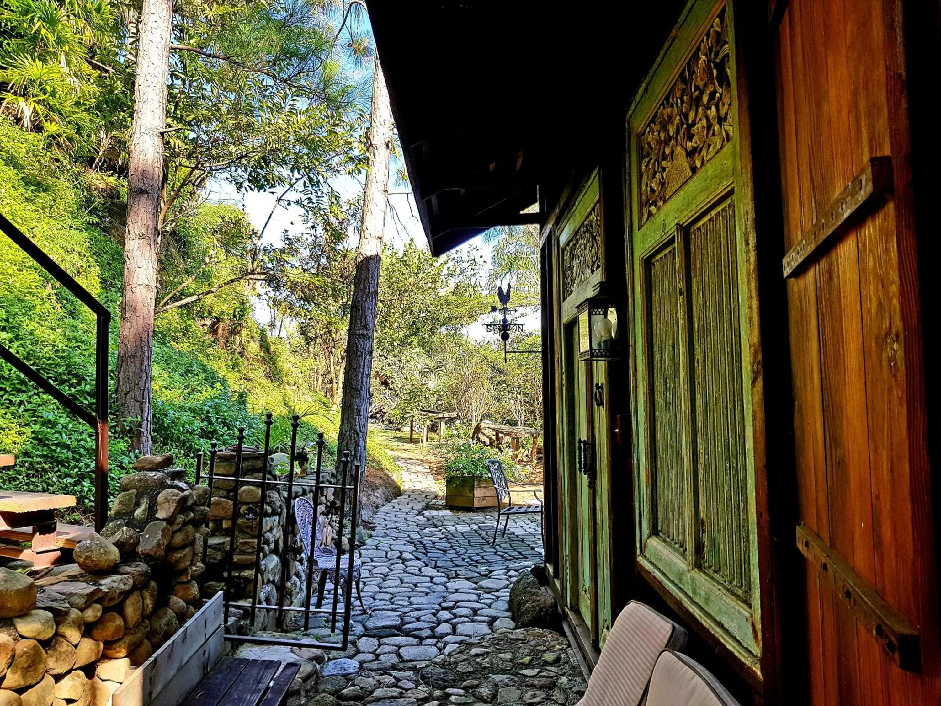Patio in Chalet De Tahiti