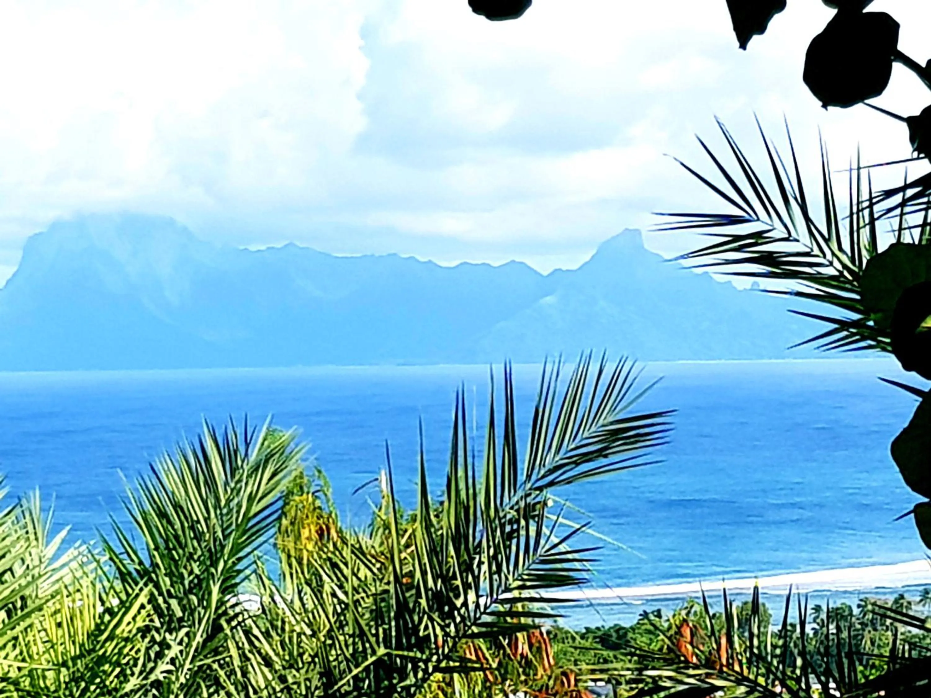 Sea view in Chalet De Tahiti