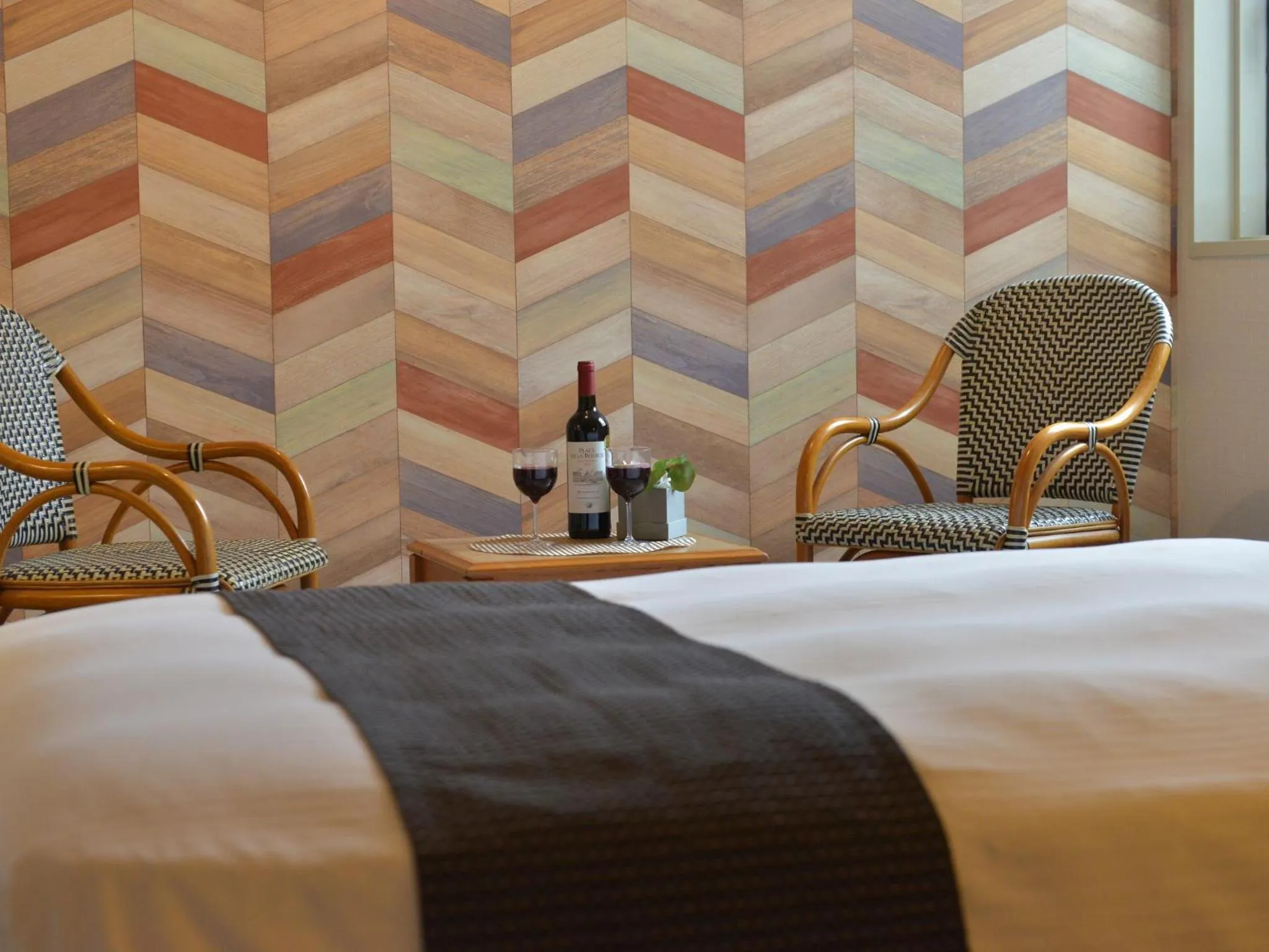 Photo of the whole room, Bed in Hotel New Gaea Itoshima