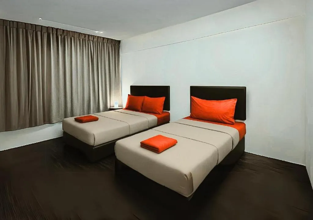 Bed in Intime Hotel Kuchai Lama Kuala Lumpur