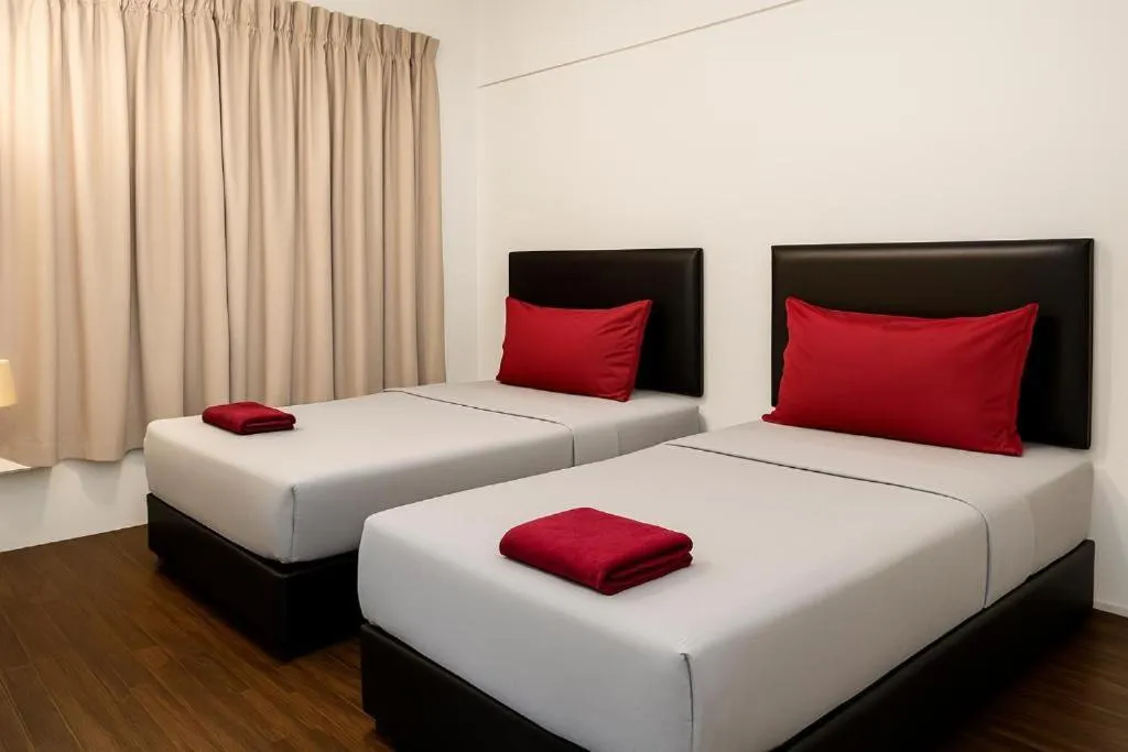 Bed in Intime Hotel Kuchai Lama Kuala Lumpur