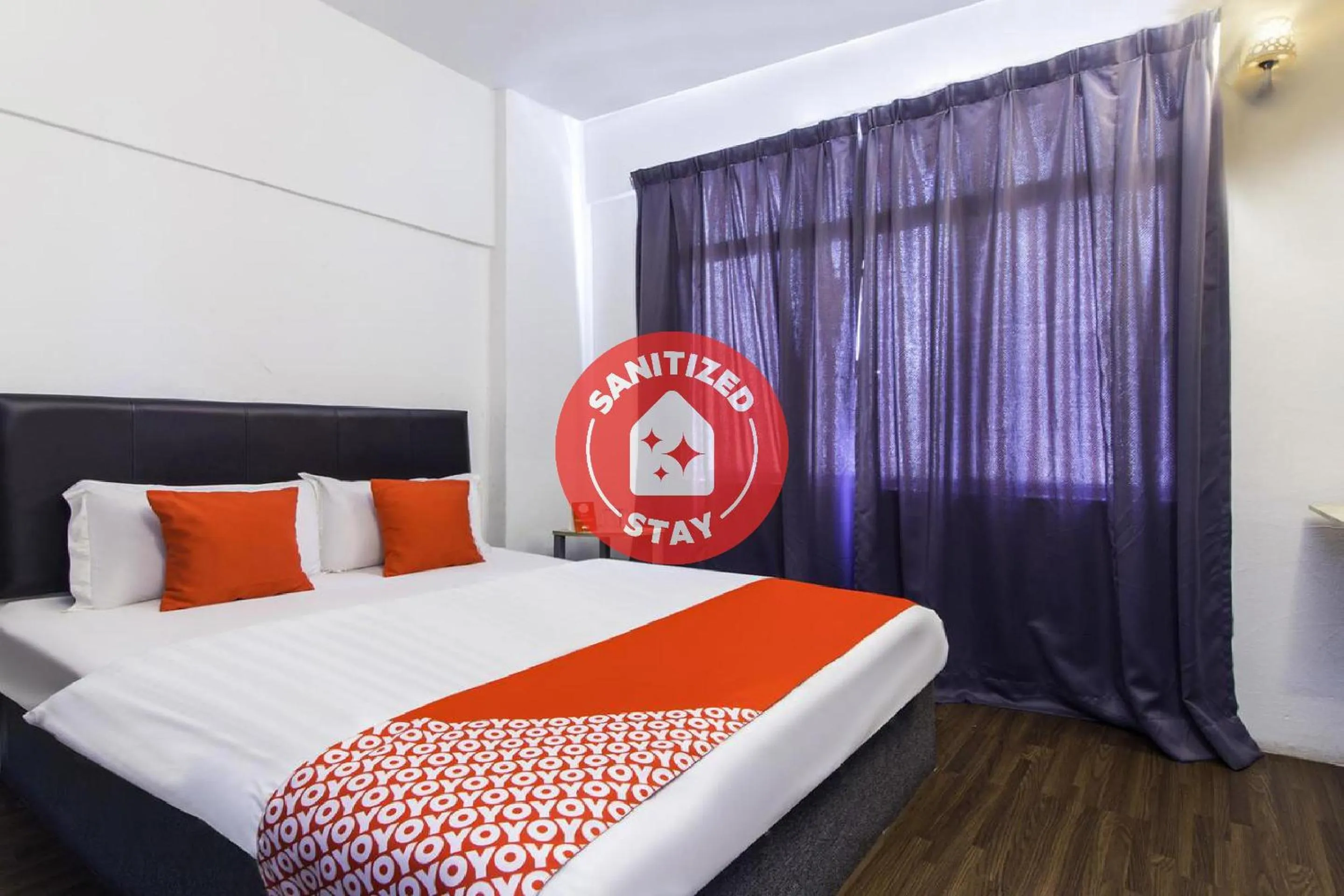 Property logo or sign, Bed in Intime Hotel Kuchai Lama Kuala Lumpur