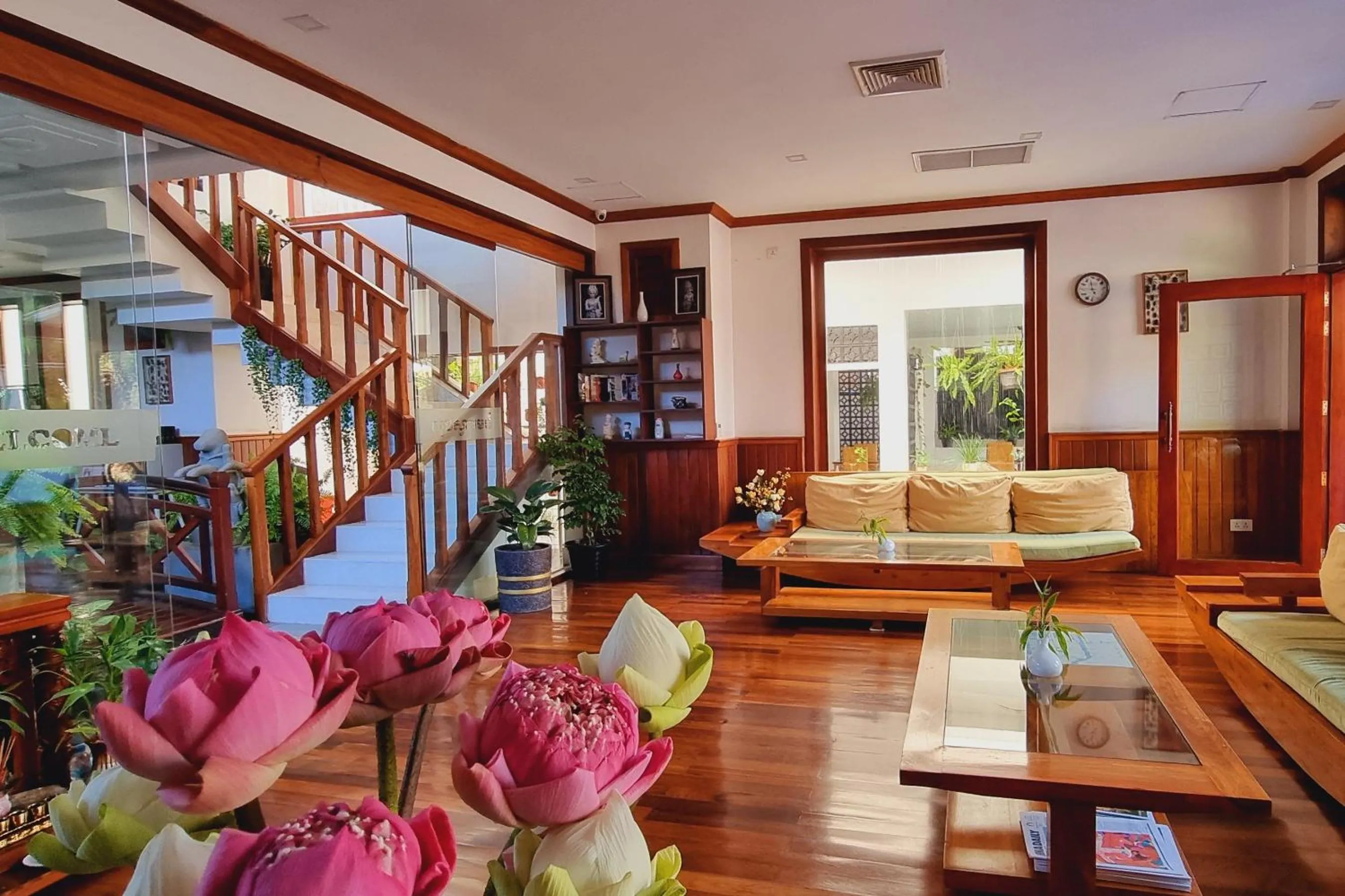 Lobby or reception in Víd Angkor Boutique