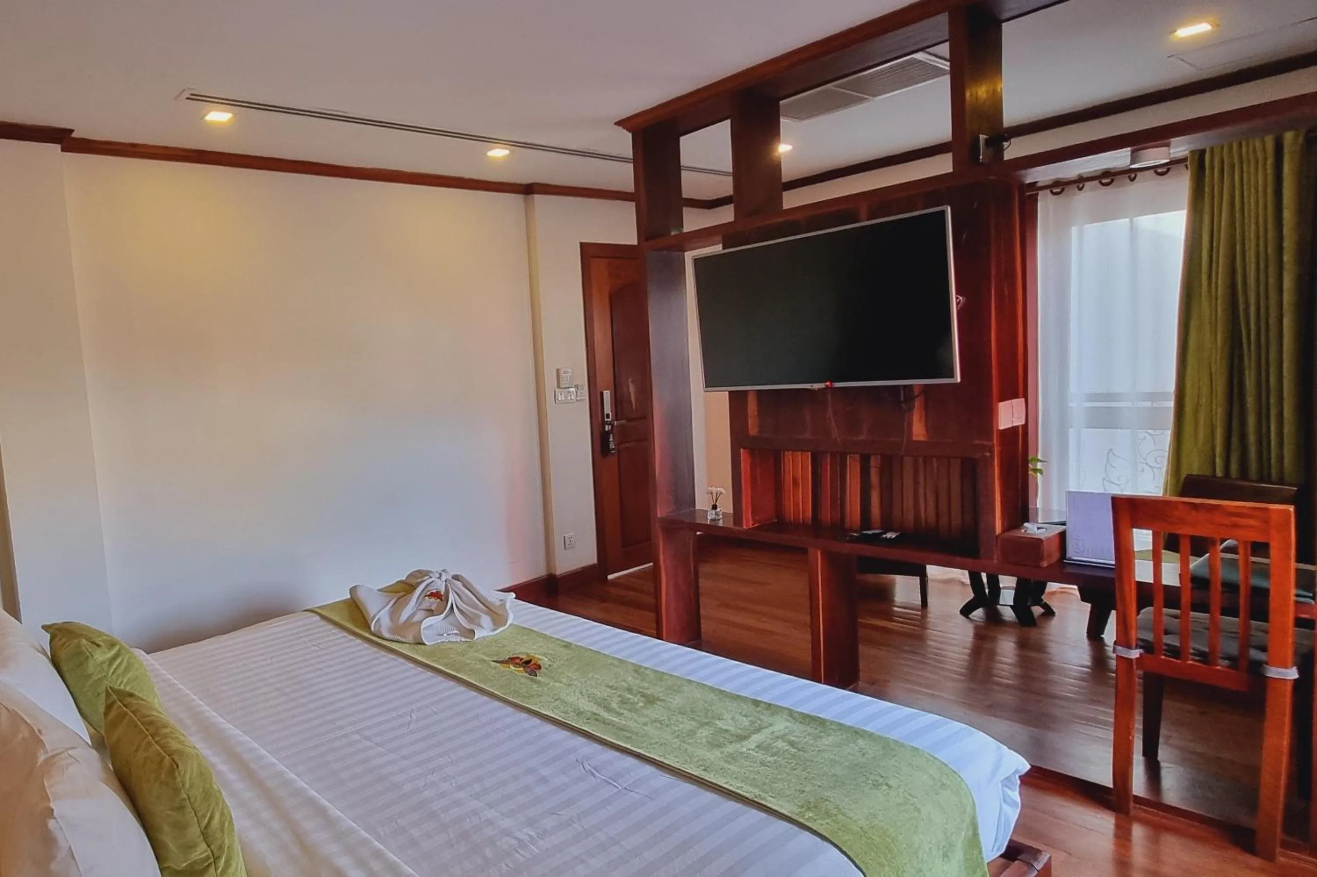 Bed in Víd Angkor Boutique