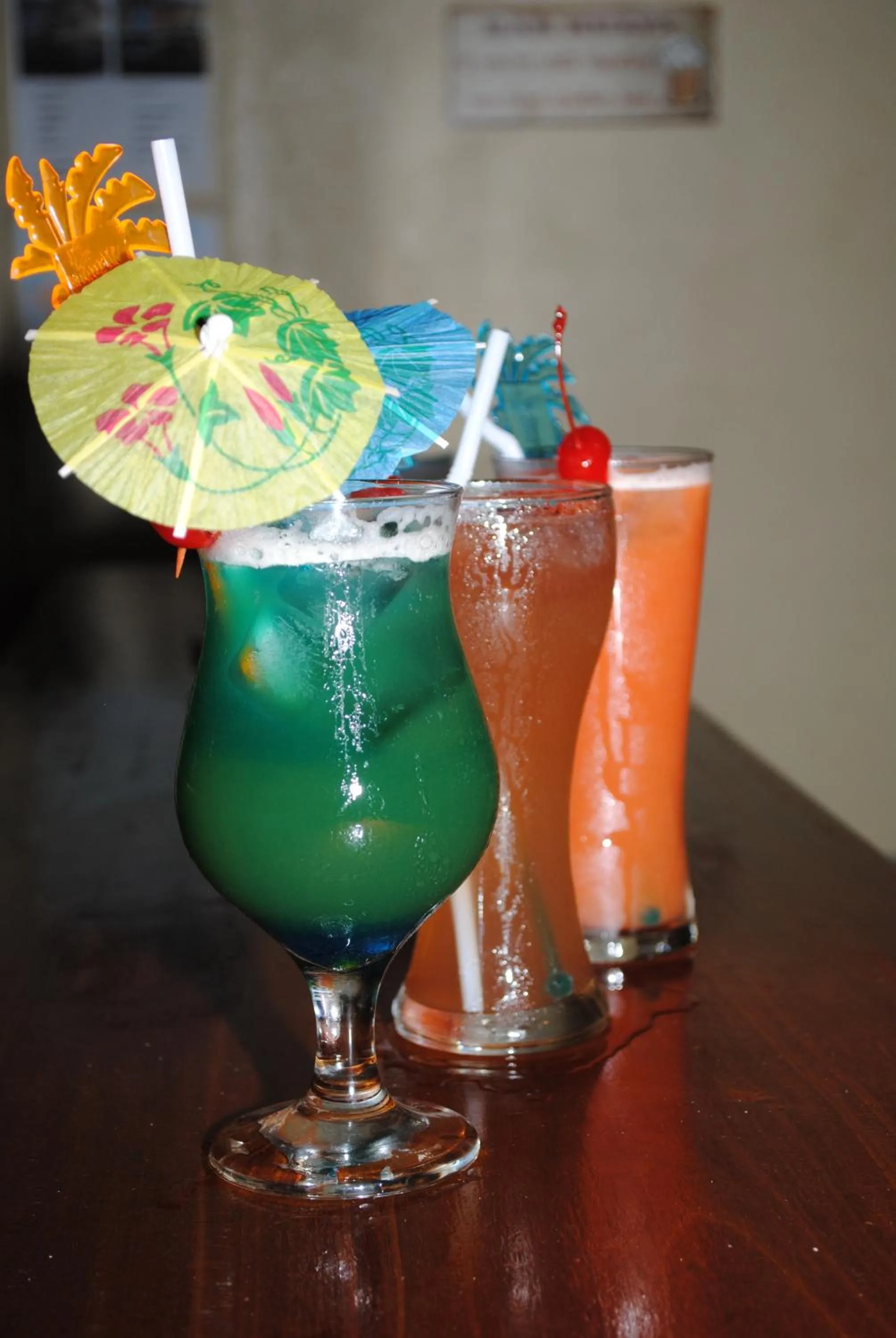 Alcoholic drinks in Captain's Lodge and Bar