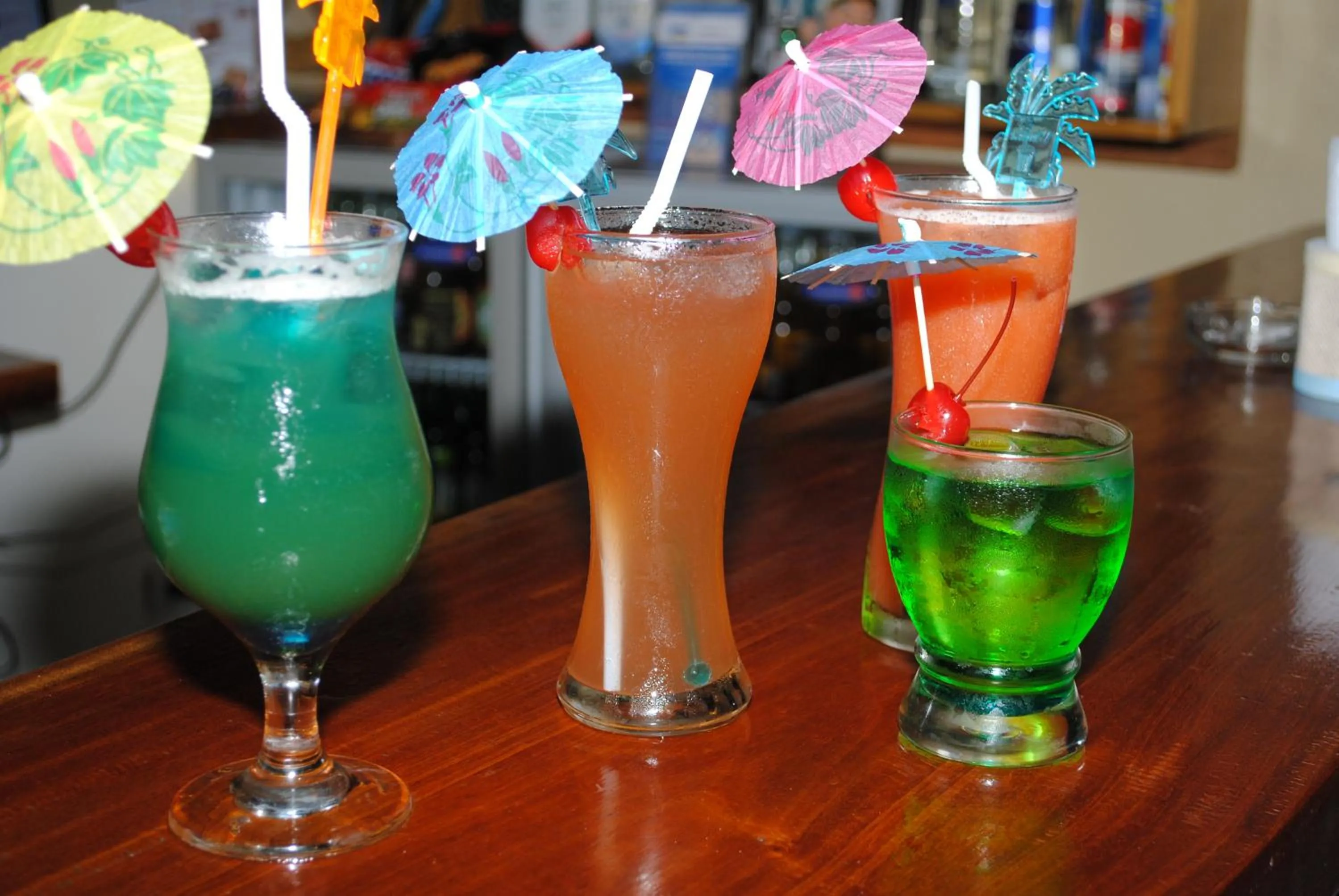 Alcoholic drinks in Captain's Lodge and Bar