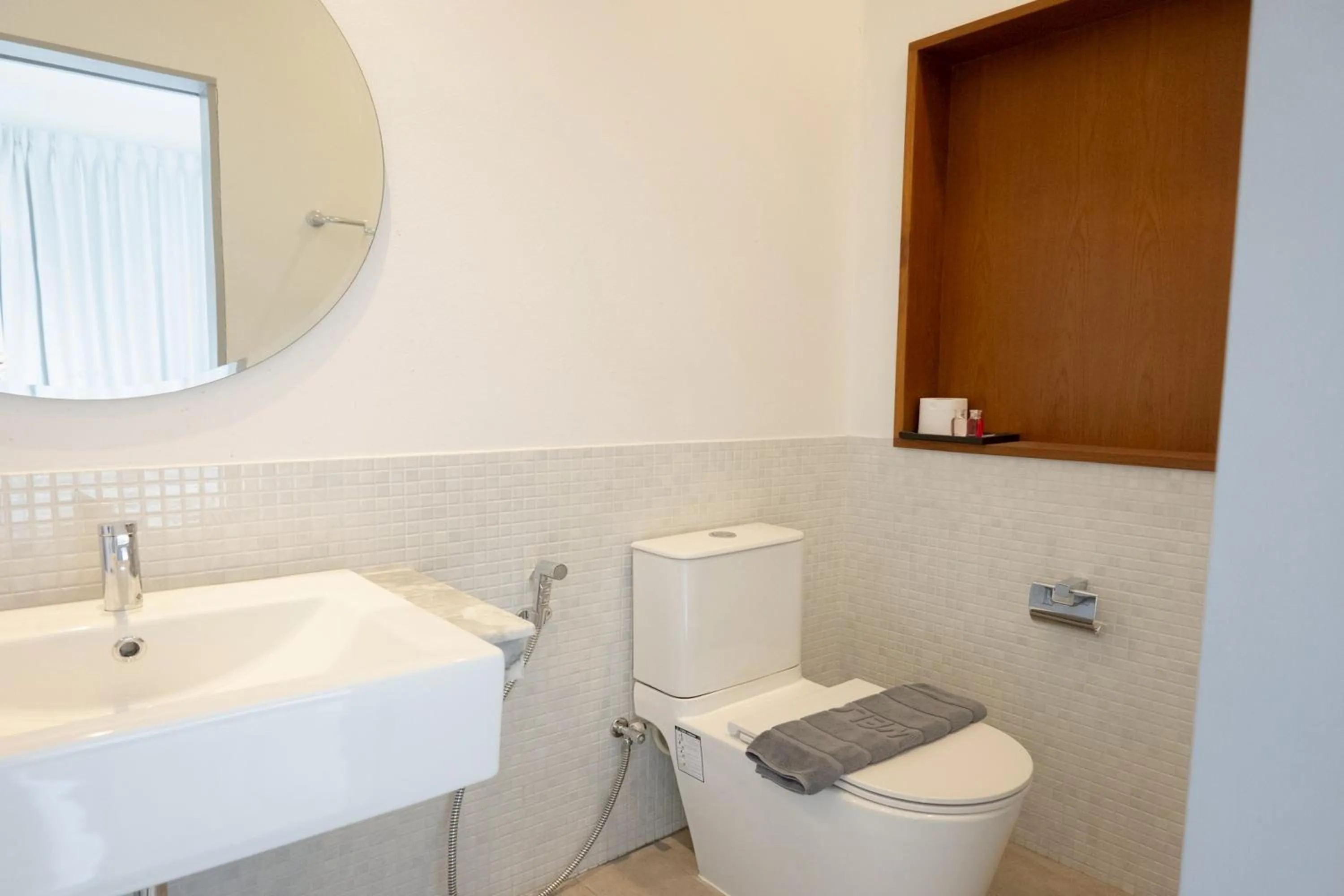 Bathroom in Surachet at 257 Boutique House