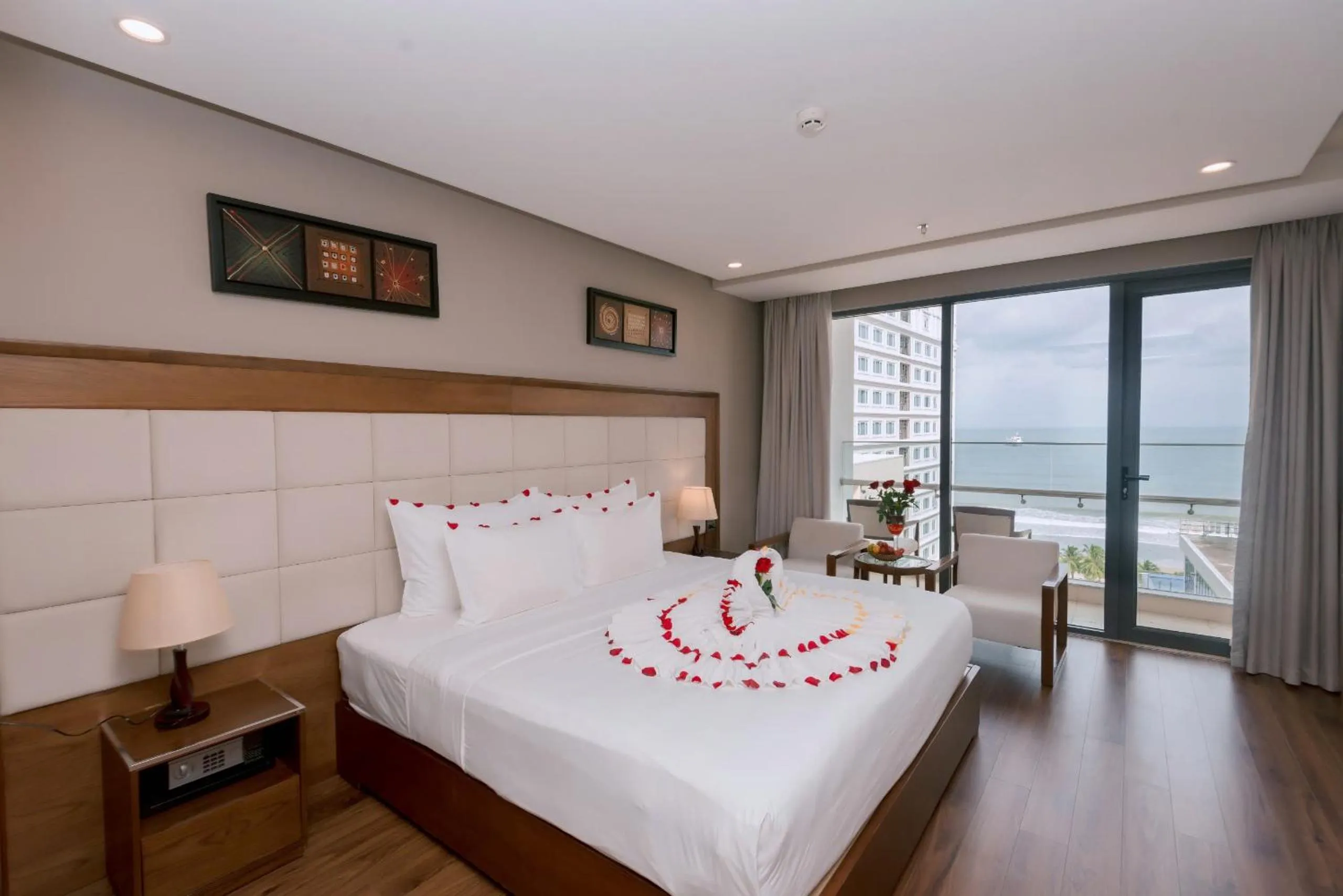 Bed in Grand Sea Hotel Danang