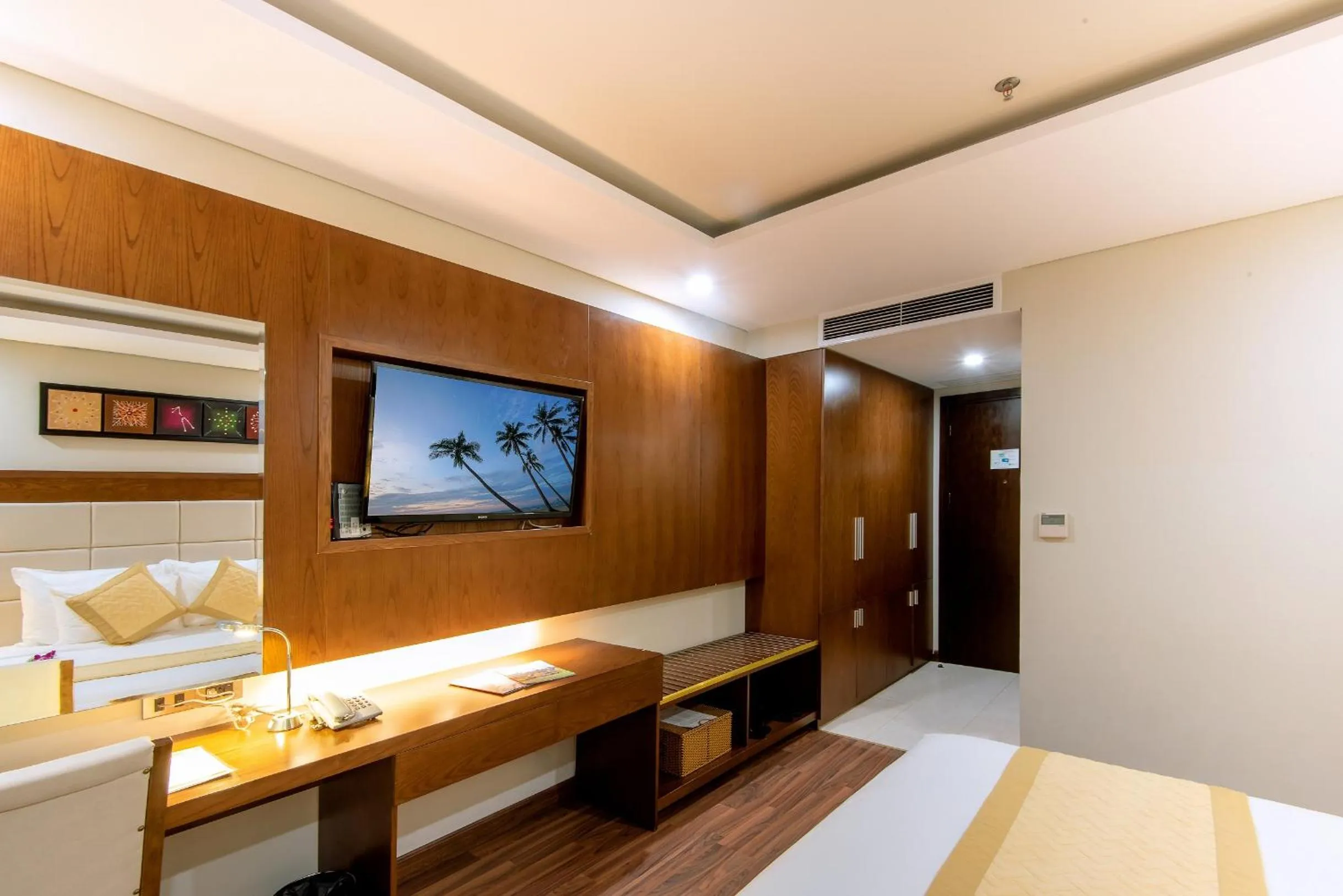 Decorative detail, Bed in Grand Sea Hotel Danang