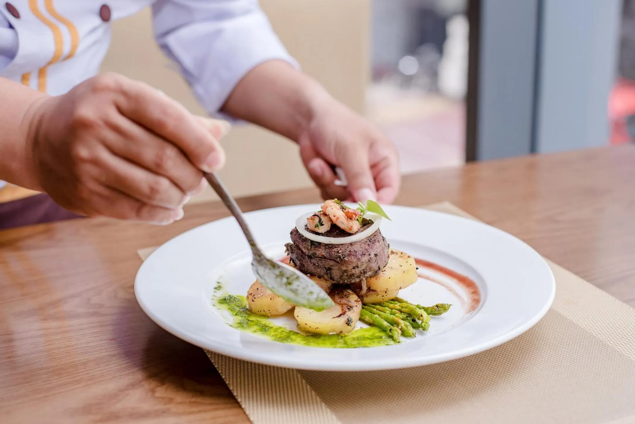 Food close-up in Grand Sea Hotel Danang