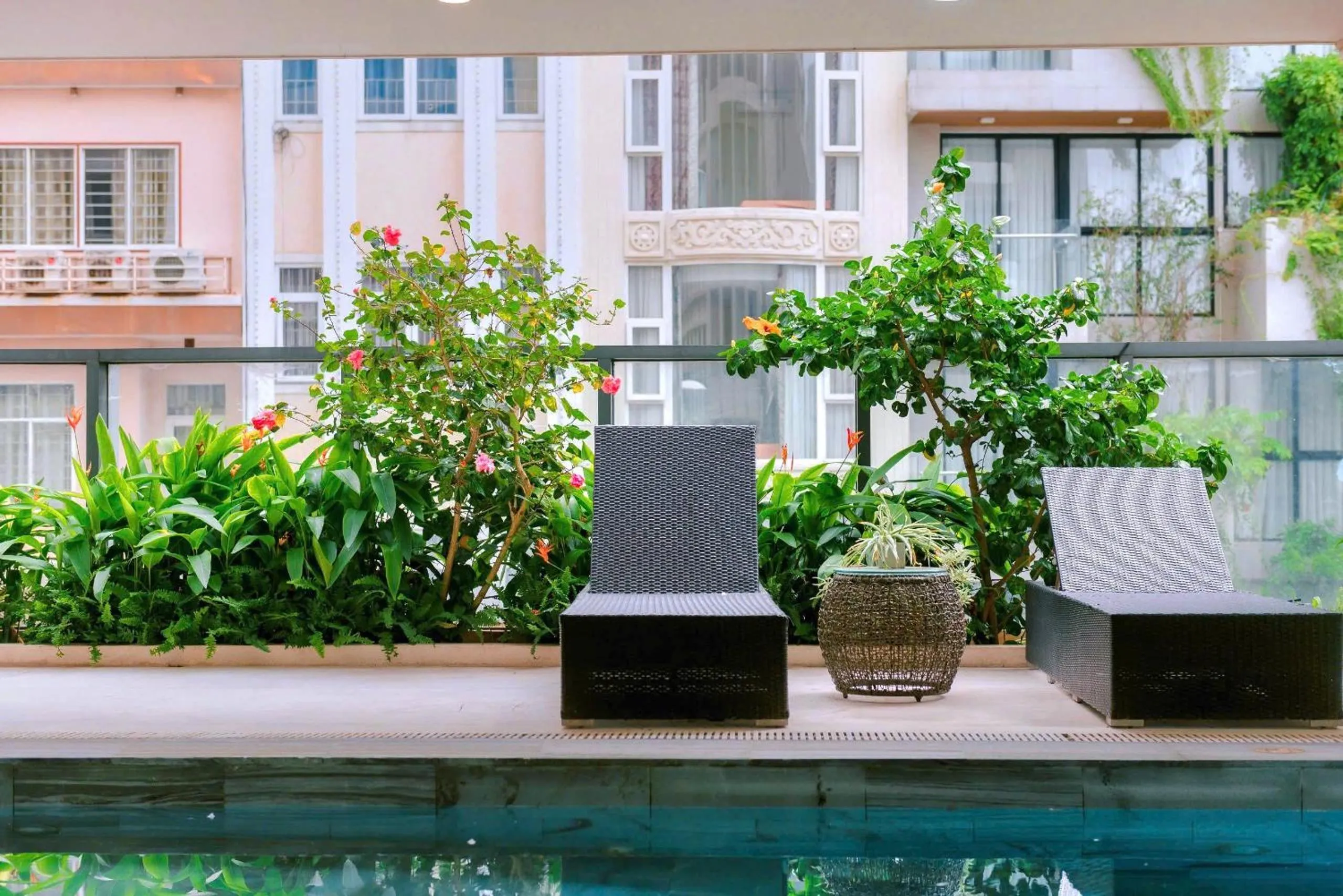 Swimming pool in Grand Sea Hotel Danang