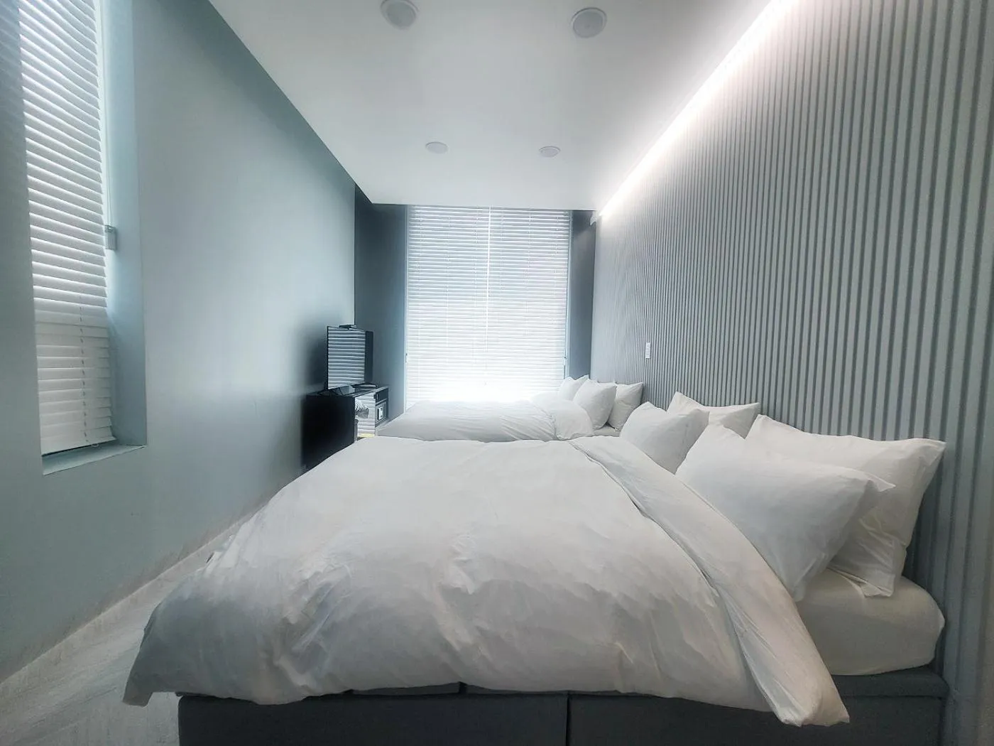 Bed in Penatess Pool Villa