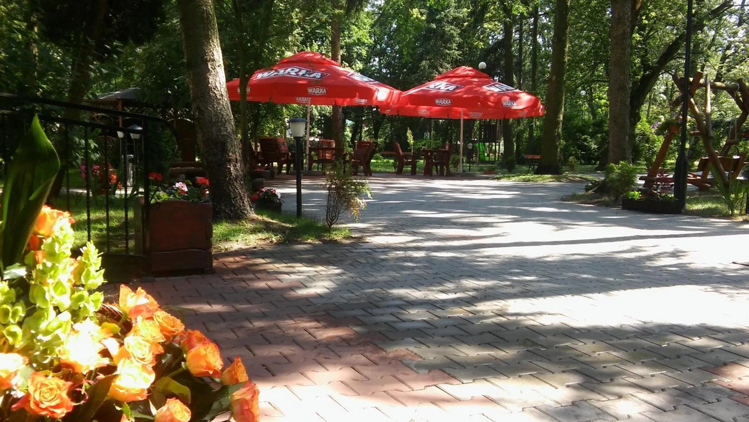 Patio in Hotel Kakadu