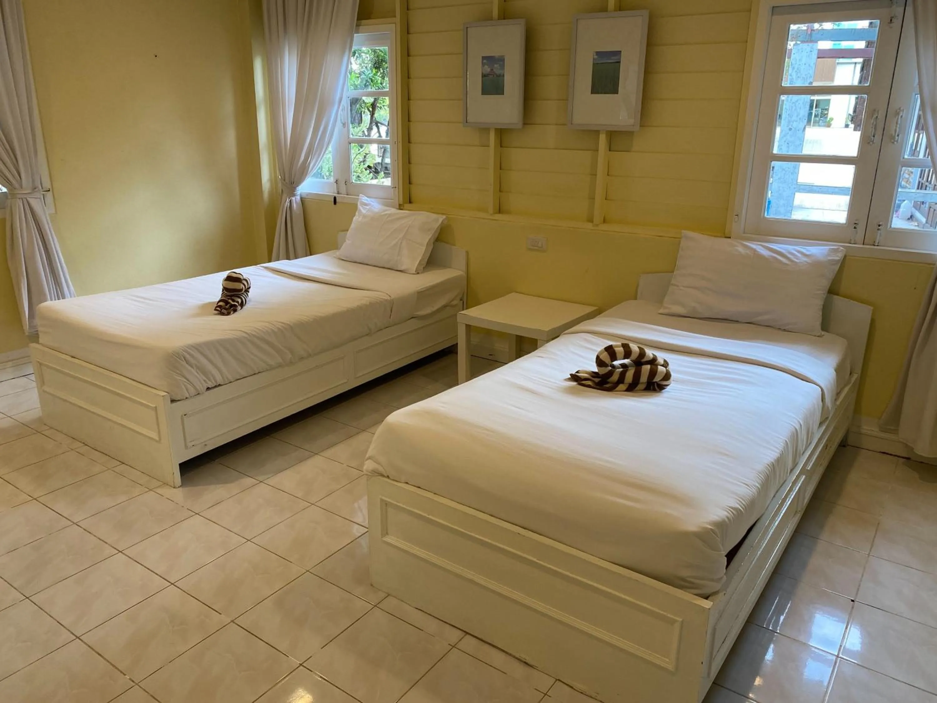 Bed in รตะธารา รีสอร์ท ratathara resort