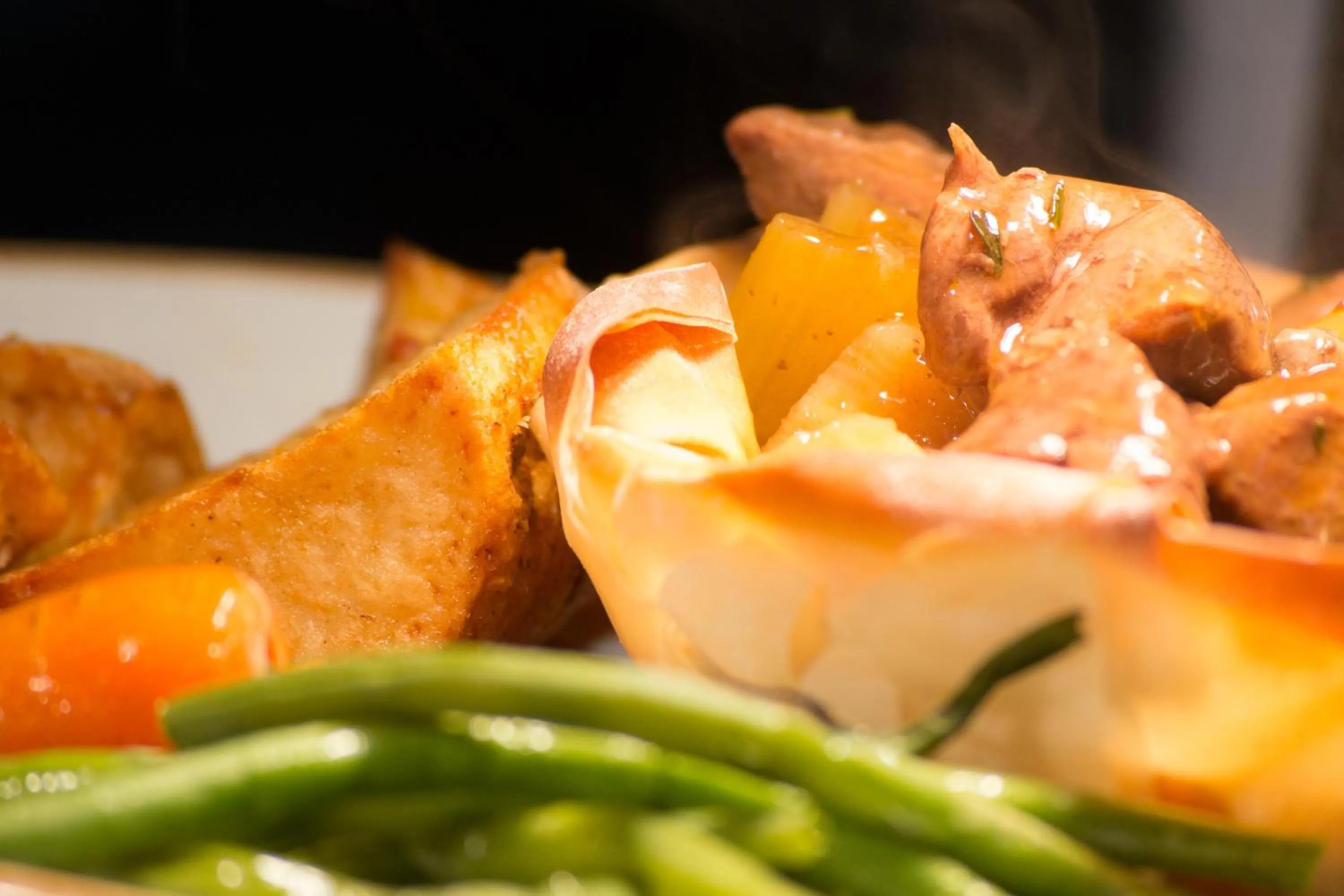 Food close-up in Balavil Hotel