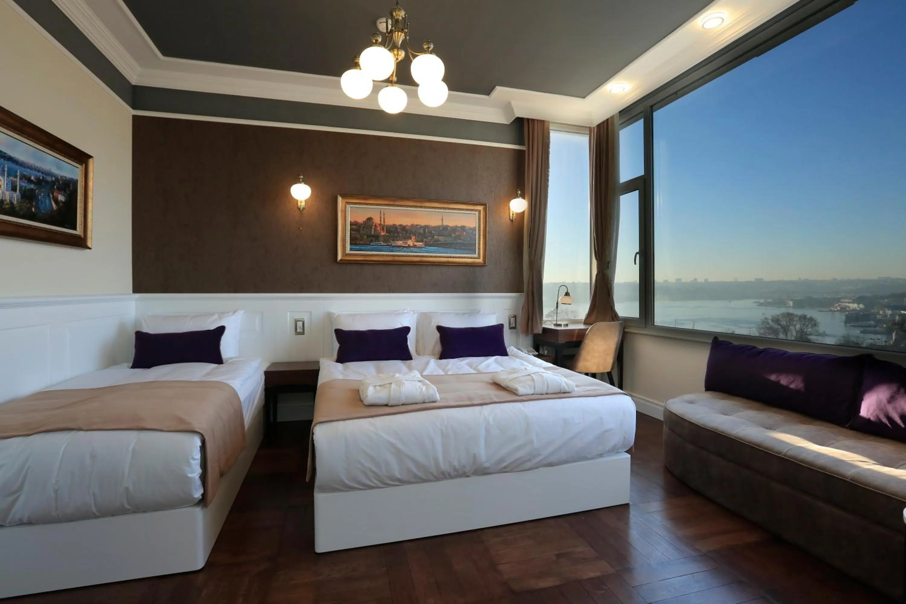 Bedroom, Bed in Art Nouveau Pera